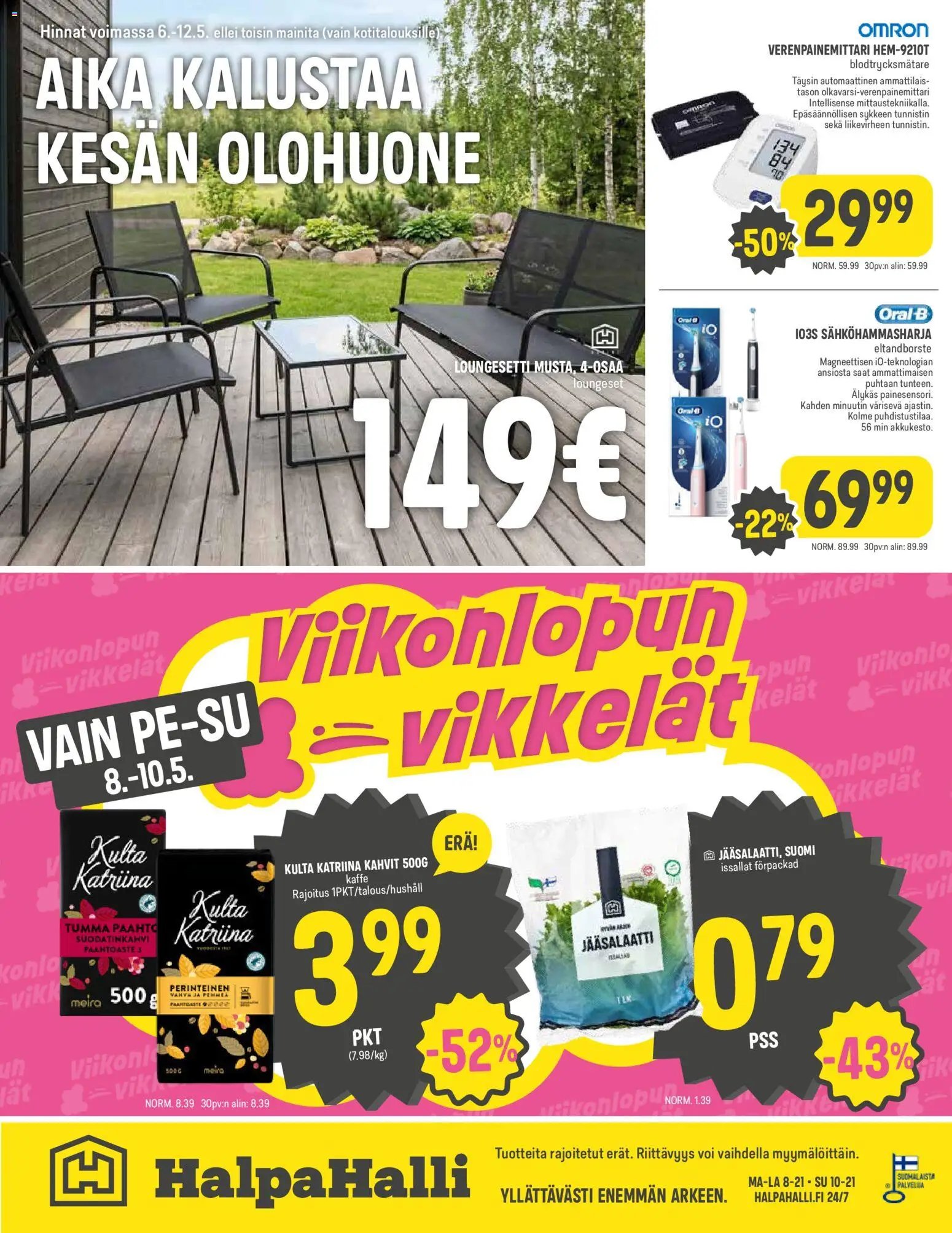 Halpa Halli tarjoukset