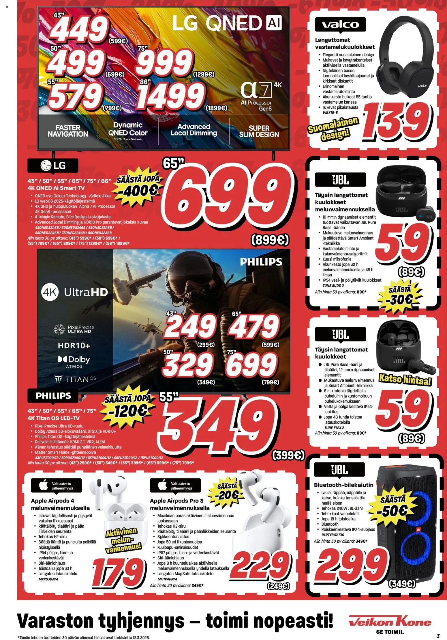 Veikon Kone tarjoukset