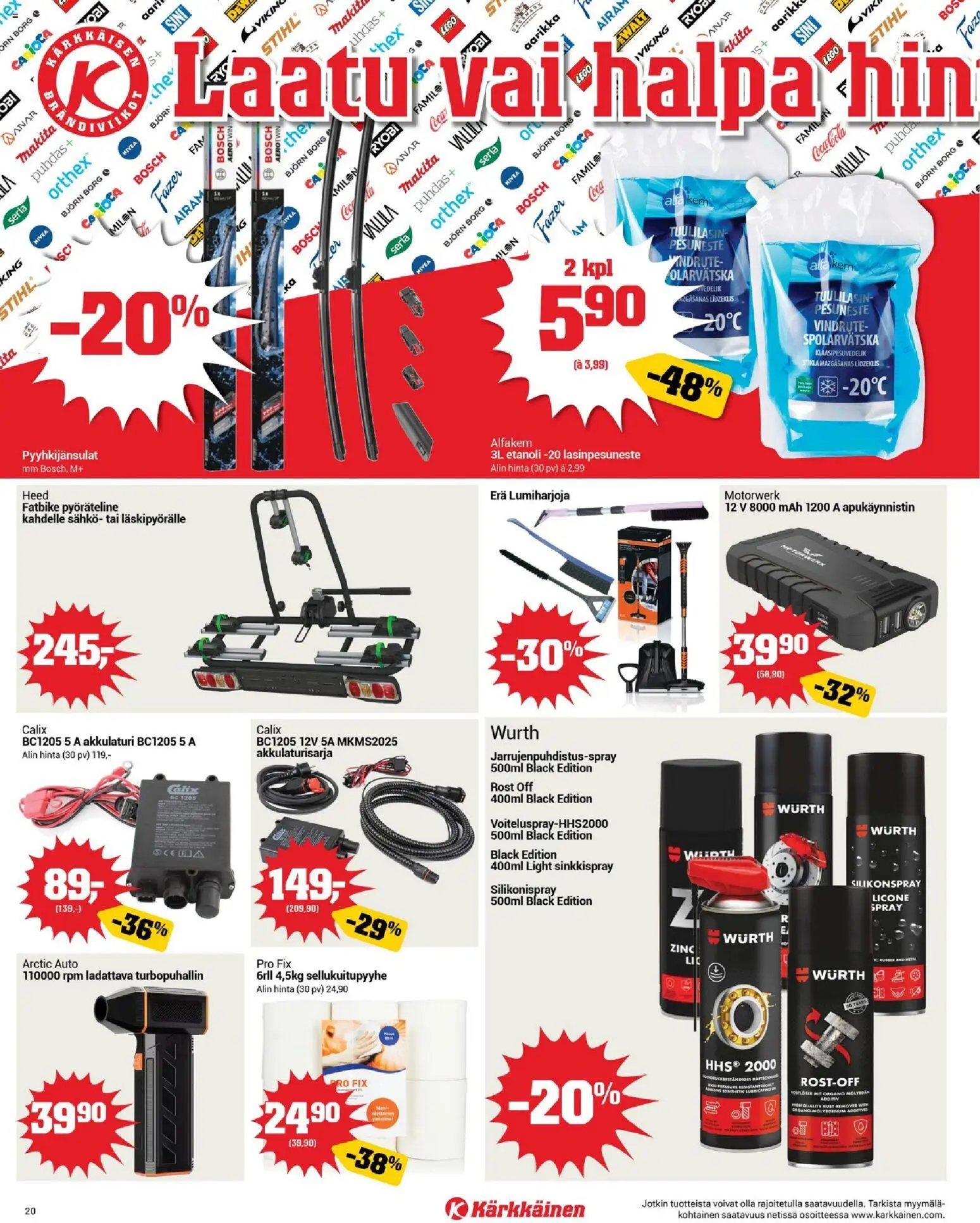 Kärkkäinen tarjoukset