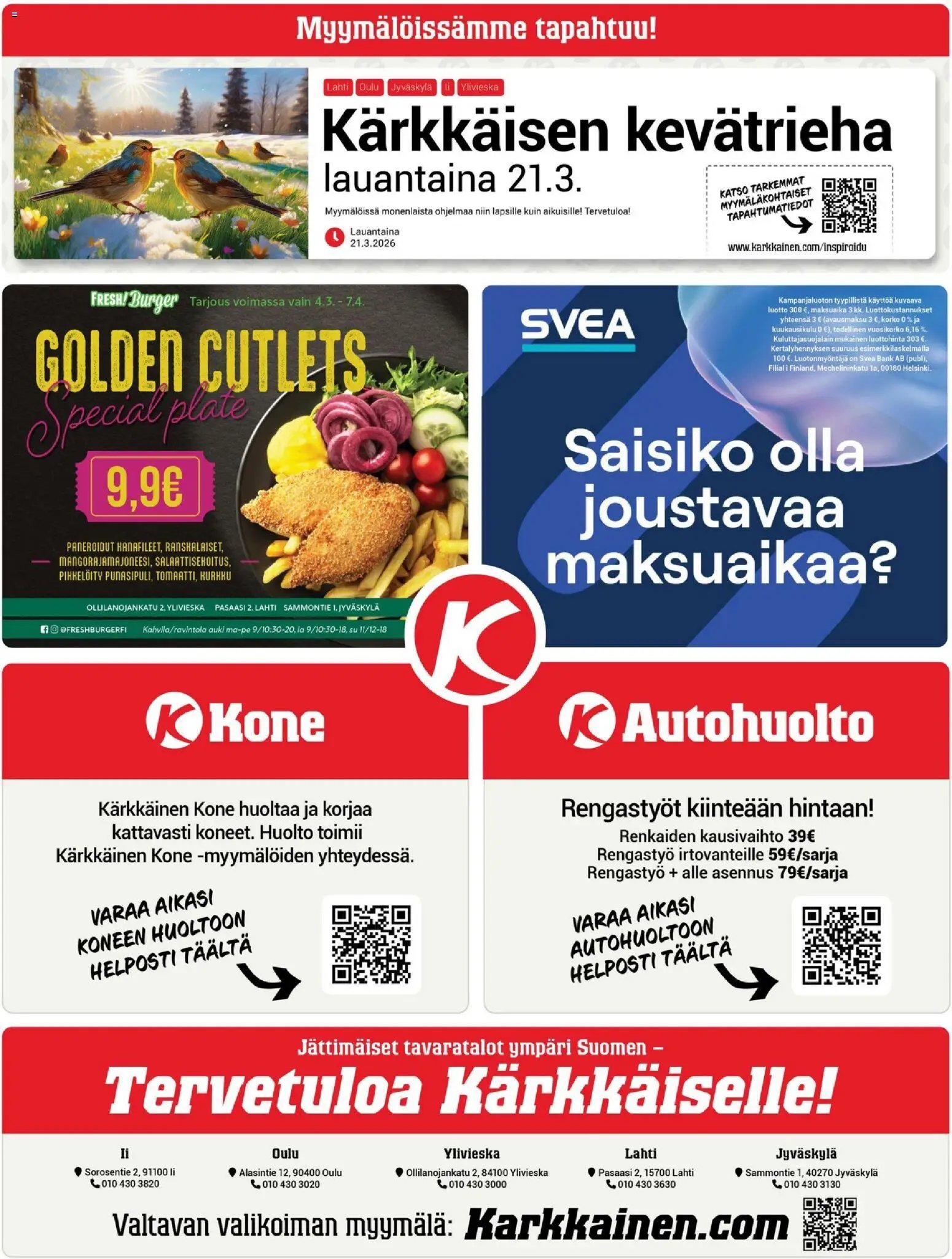 Kärkkäinen tarjoukset