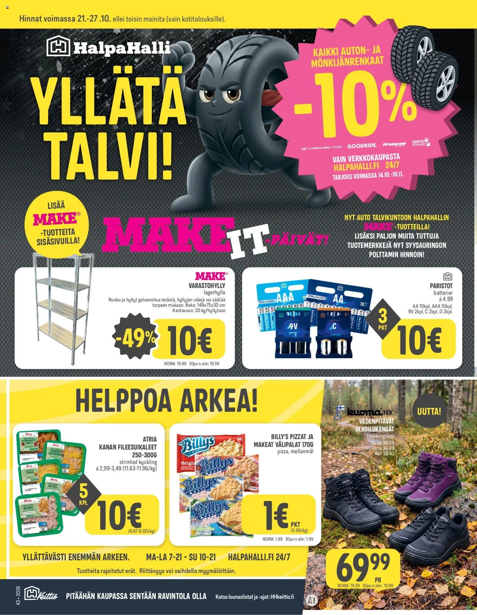 Halpa Halli tarjoukset