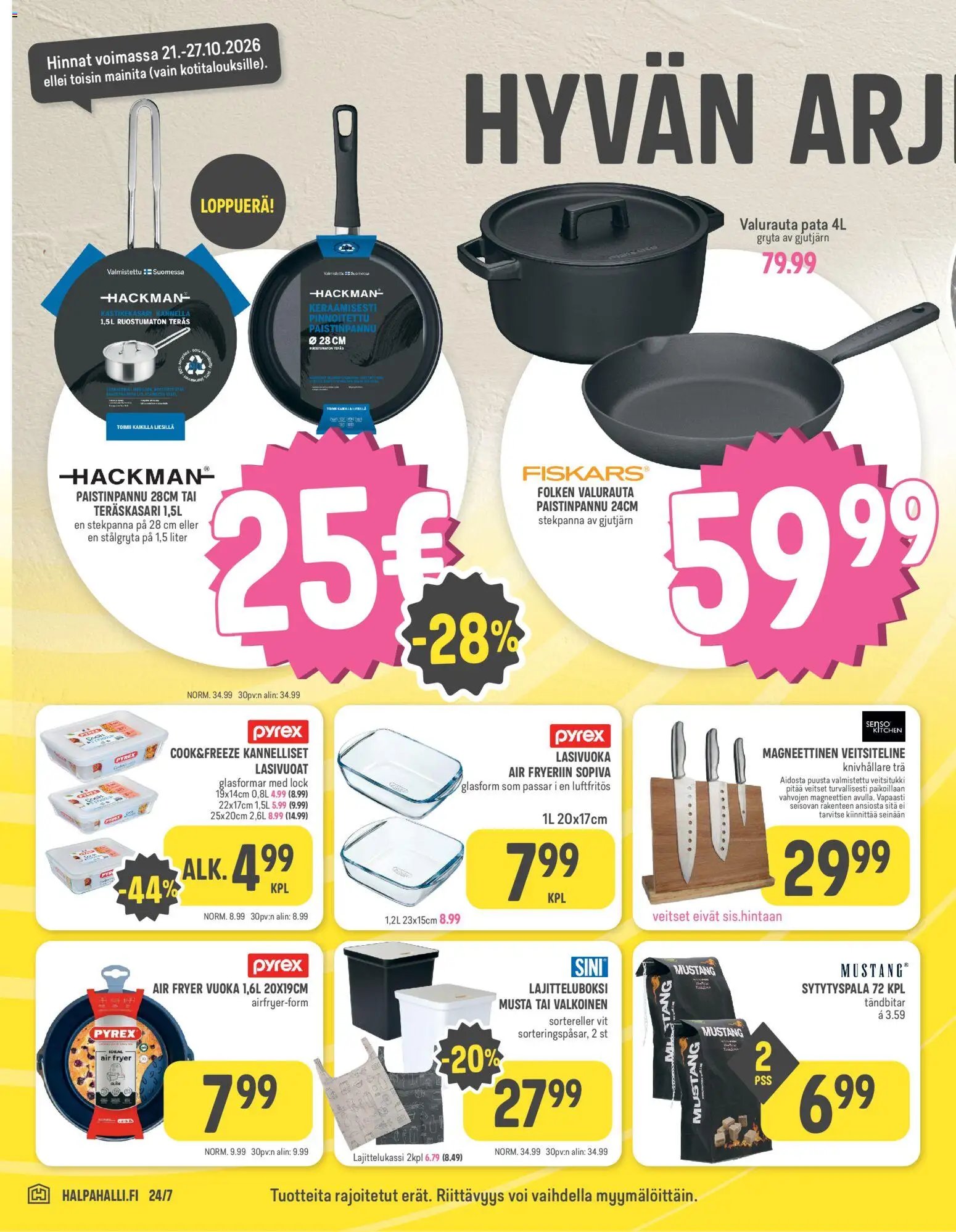 Halpa Halli tarjoukset