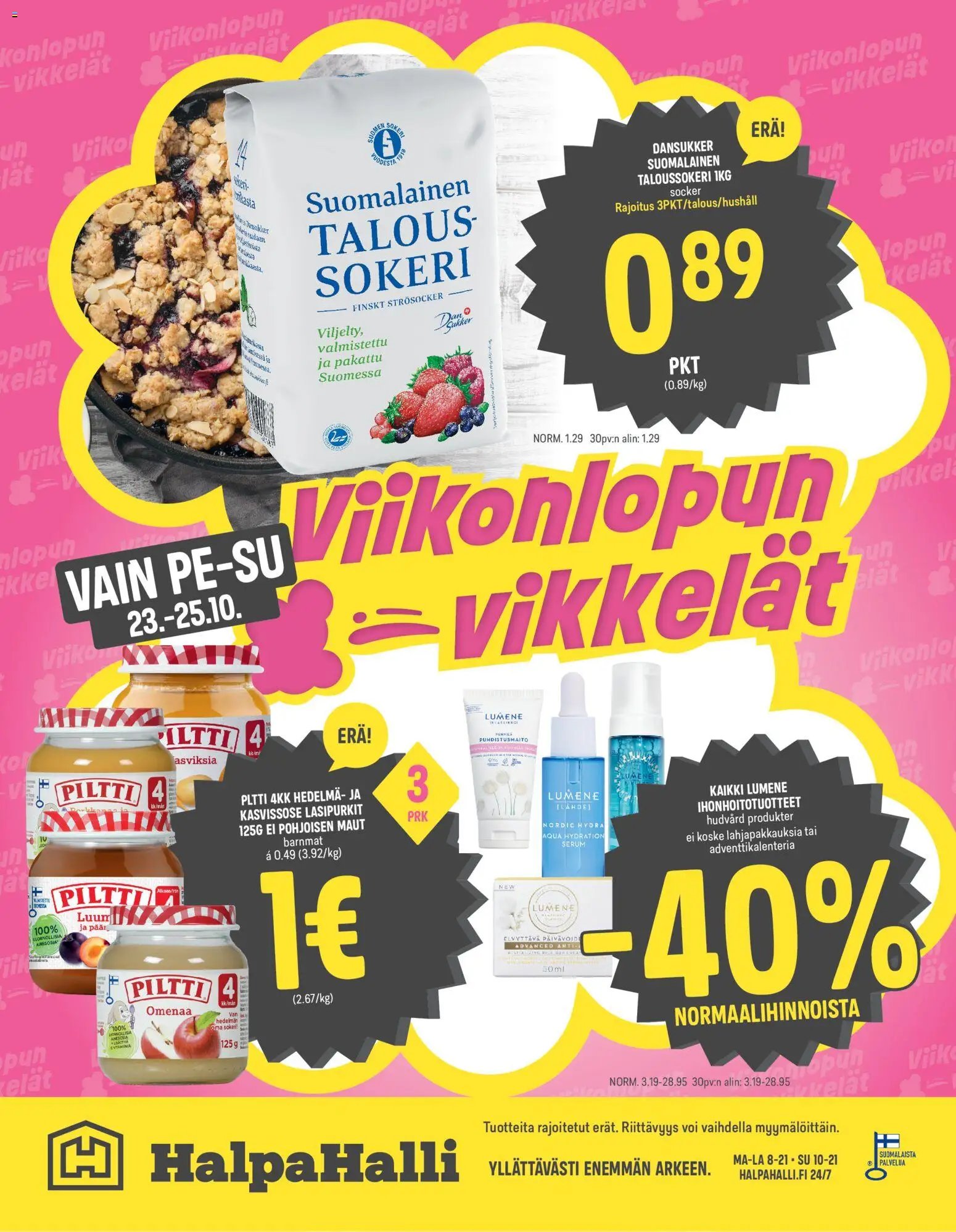 Halpa Halli tarjoukset