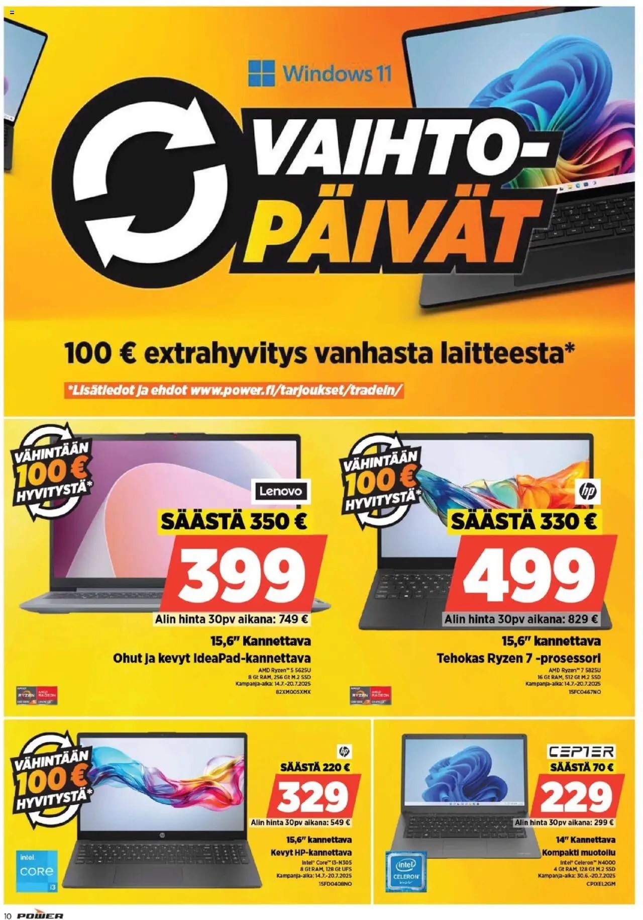 Power tarjoukset (2025-07-14 - 2025-07-20)
