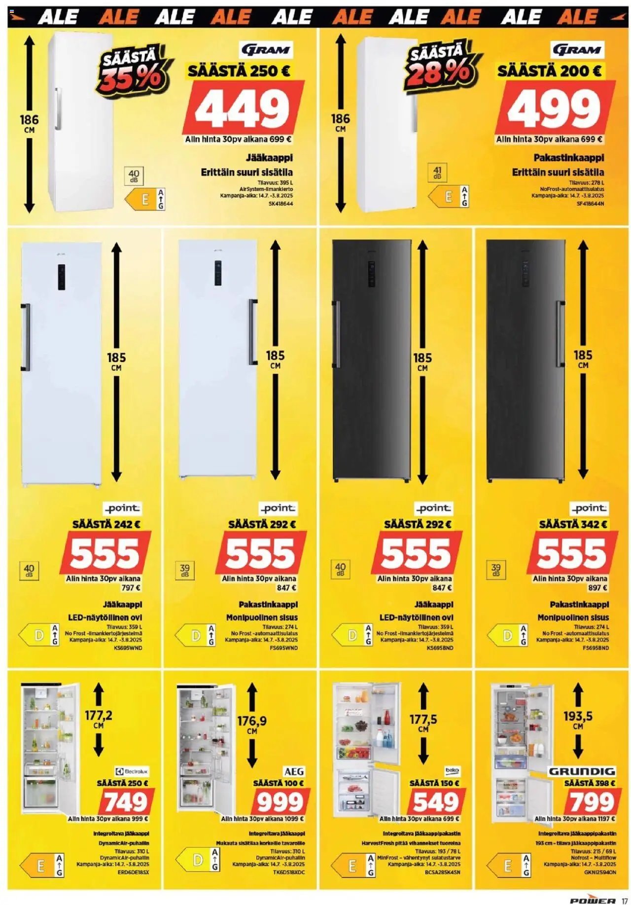 Power tarjoukset (2025-07-14 - 2025-07-20)