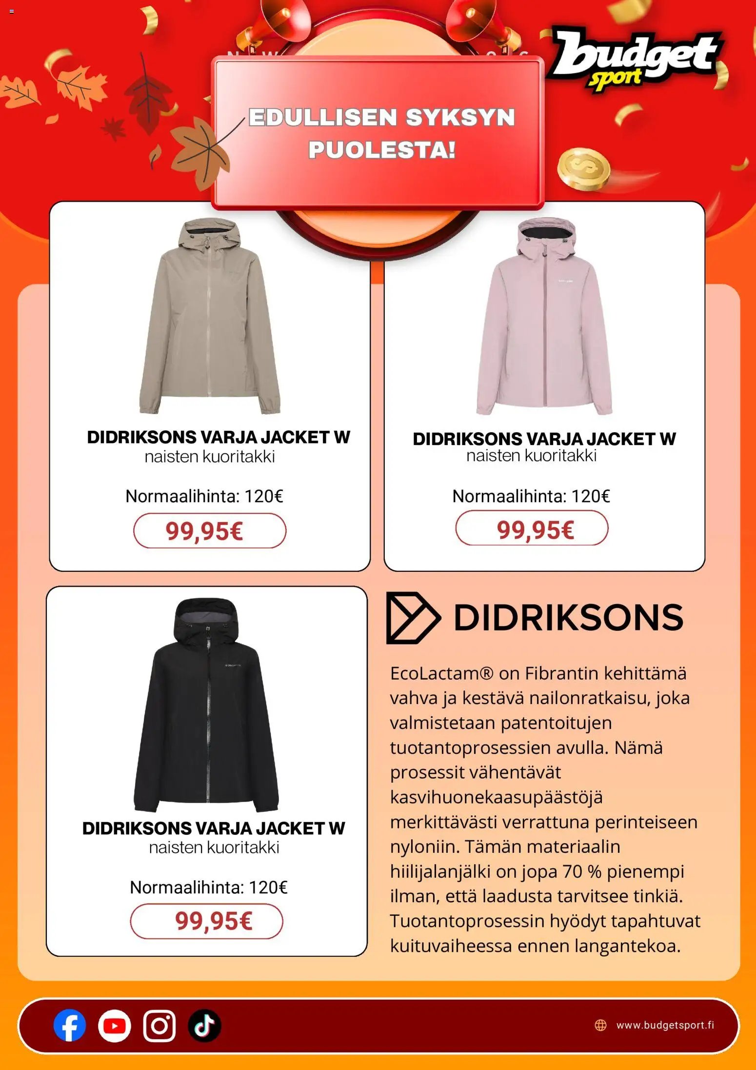 Budget Sport tarjoukset