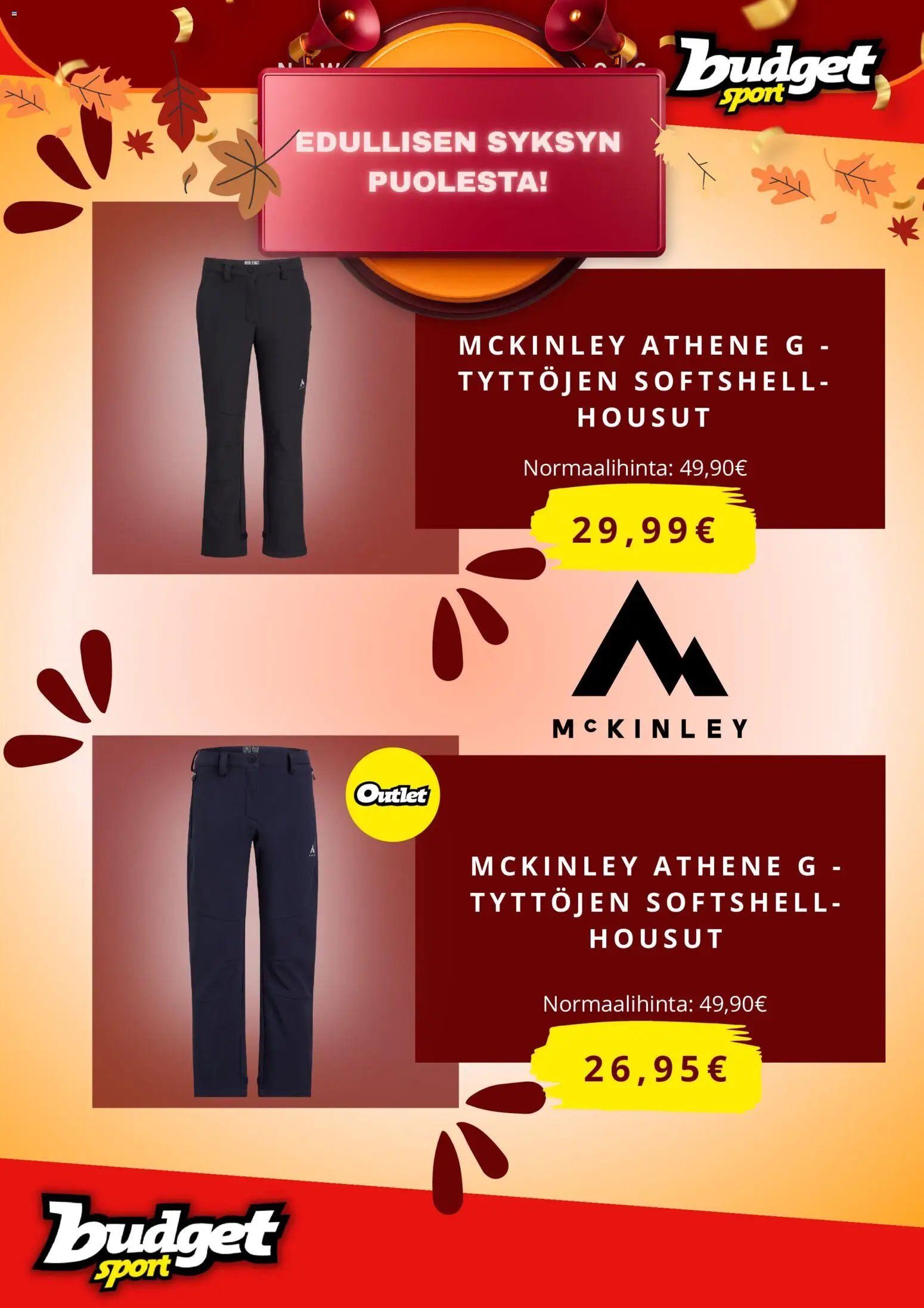 Budget Sport tarjoukset