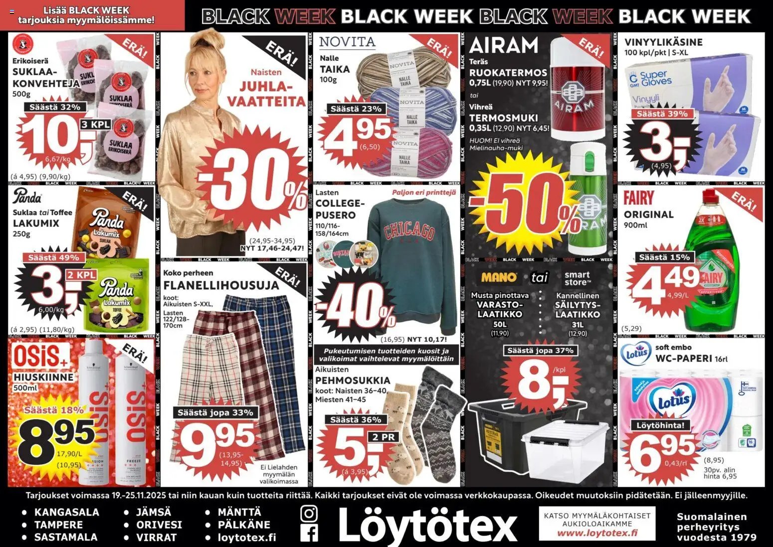 Löytötex - Black Friday