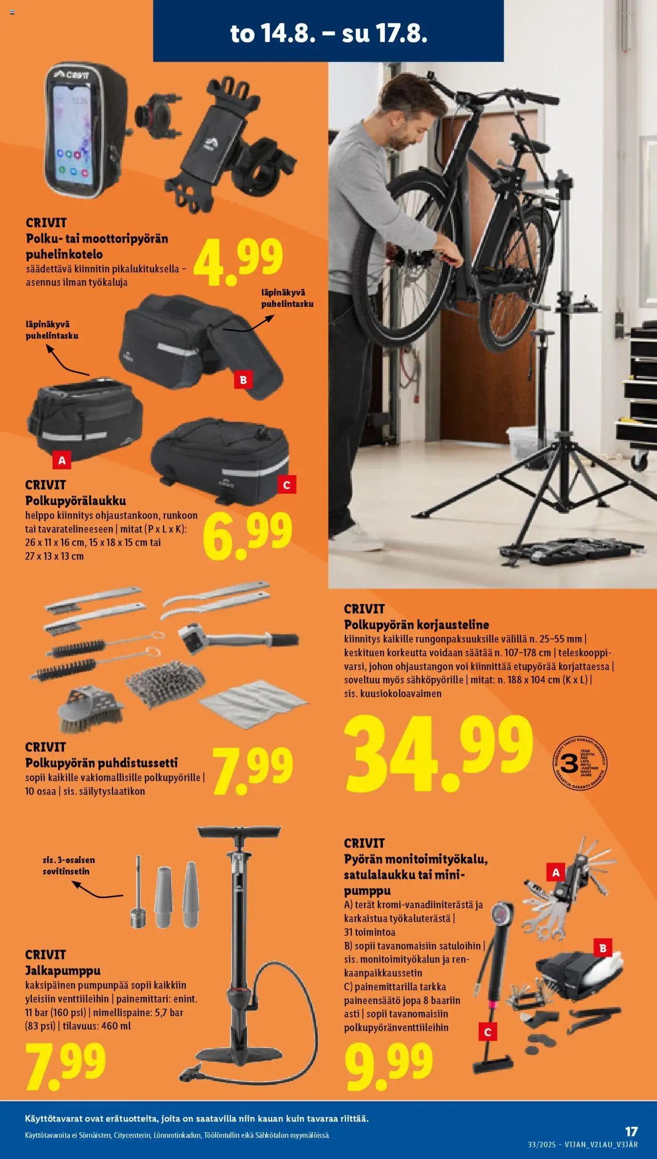 Lidl tarjoukset (2025-08-14 - 2025-08-20)