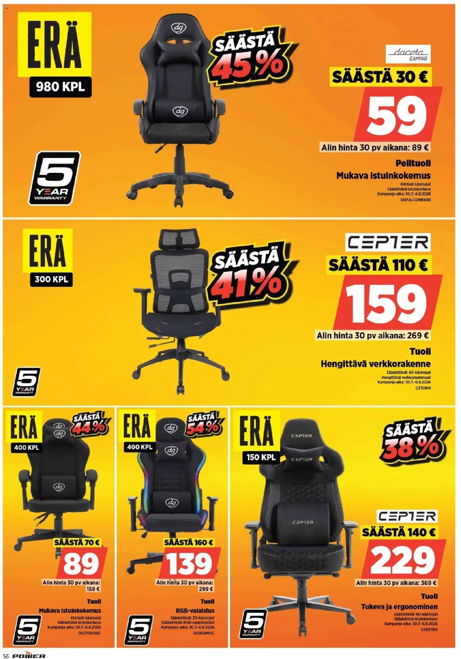 Power tarjoukset