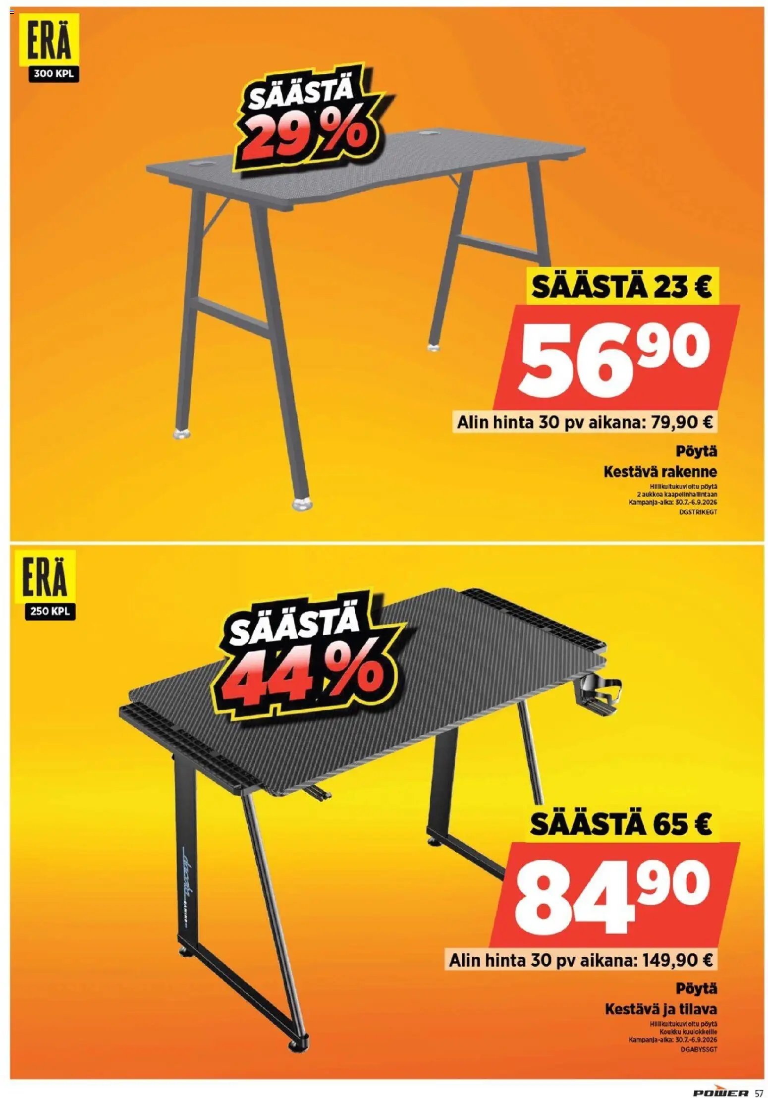 Power tarjoukset