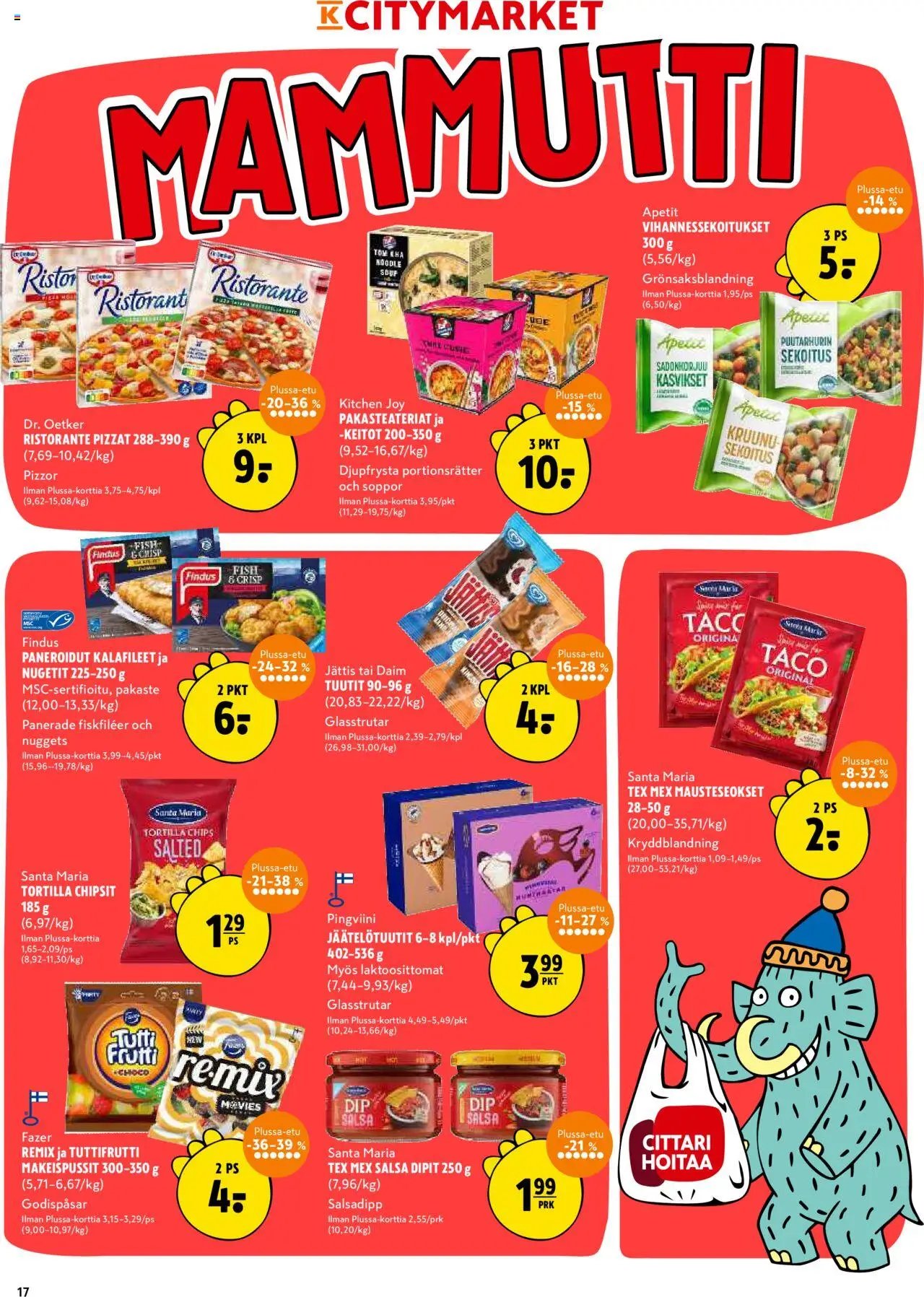 K-Citymarket tarjoukset (2025-08-04 - 2025-08-17)