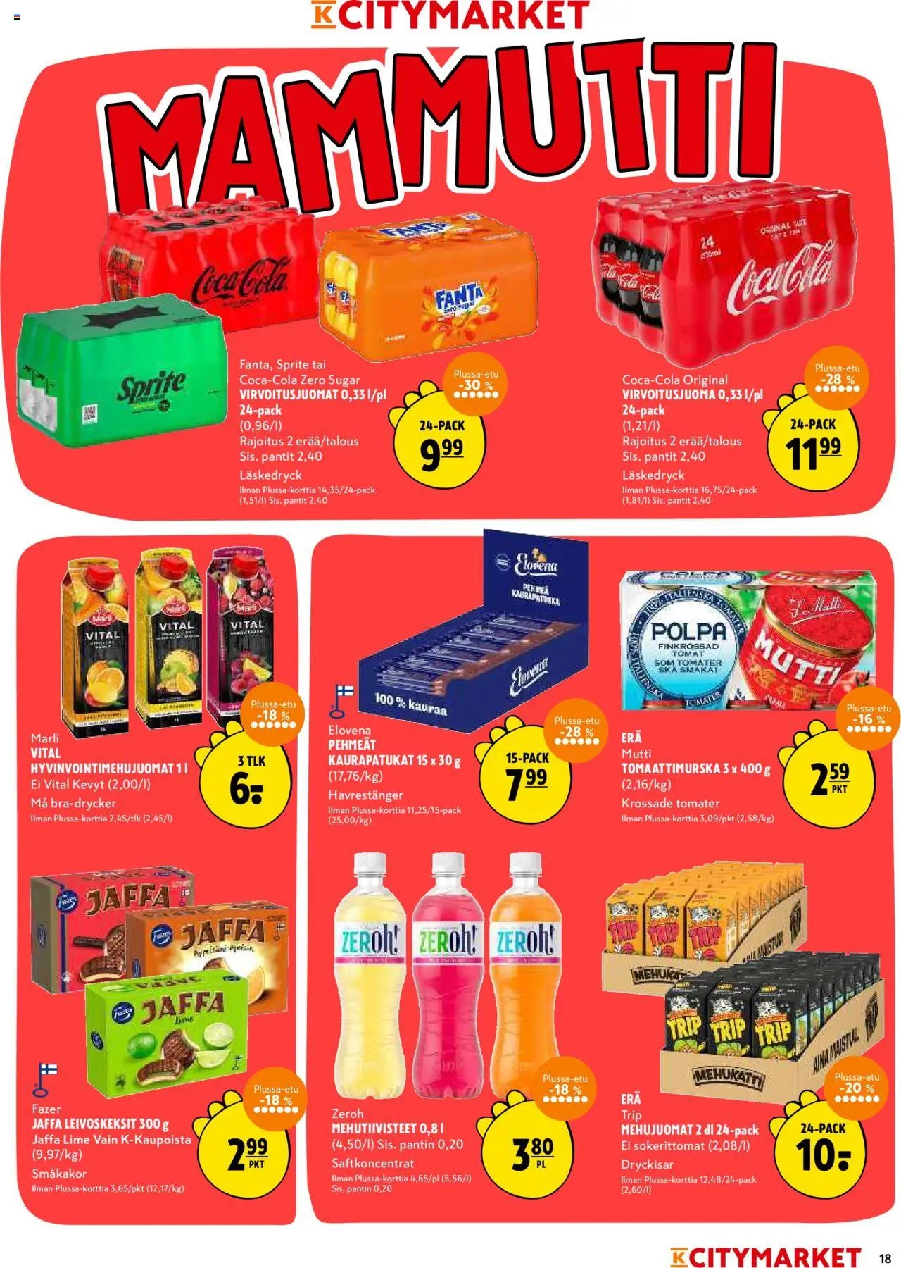 K-Citymarket tarjoukset (2025-08-04 - 2025-08-17)