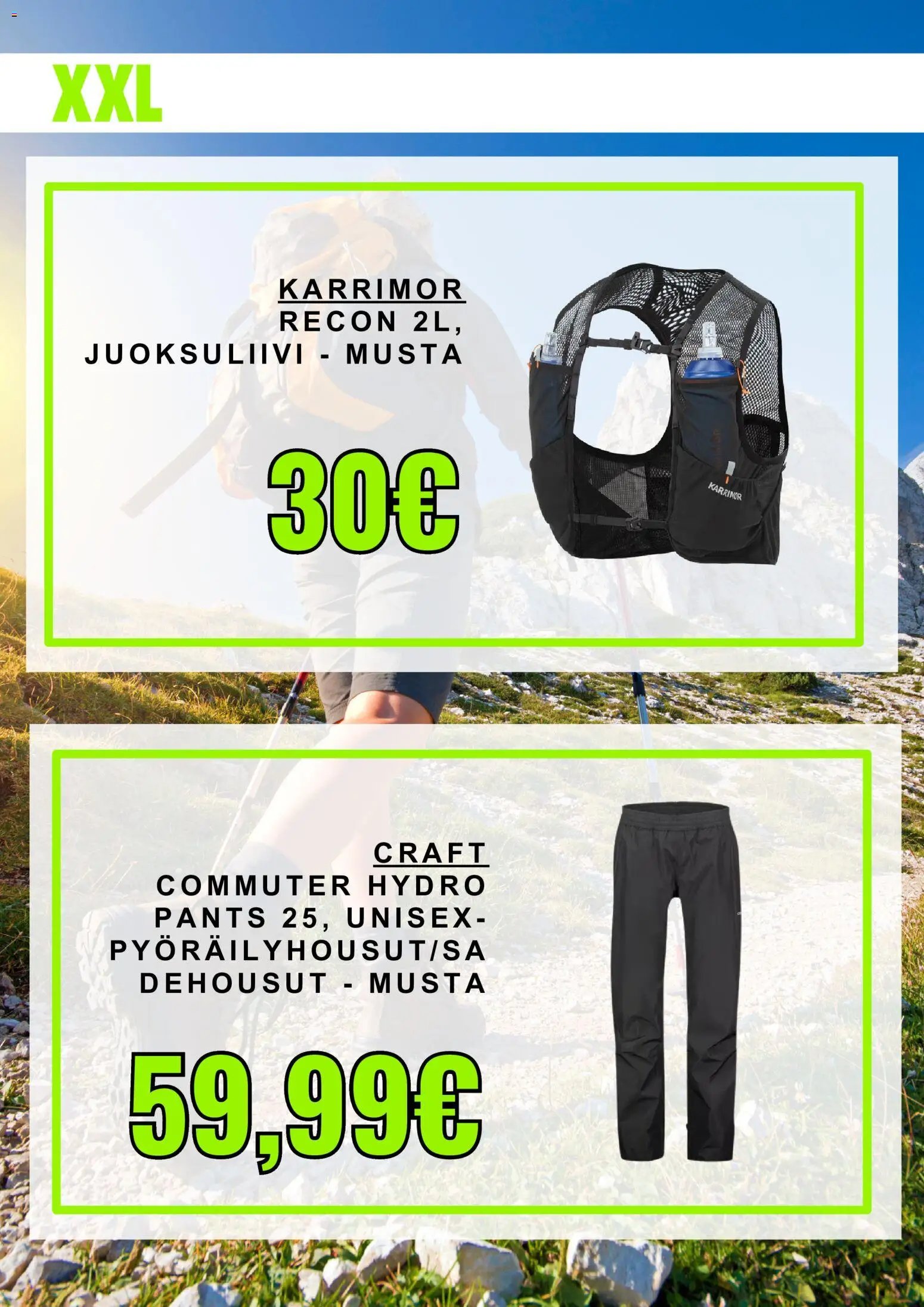 XXL tarjoukset