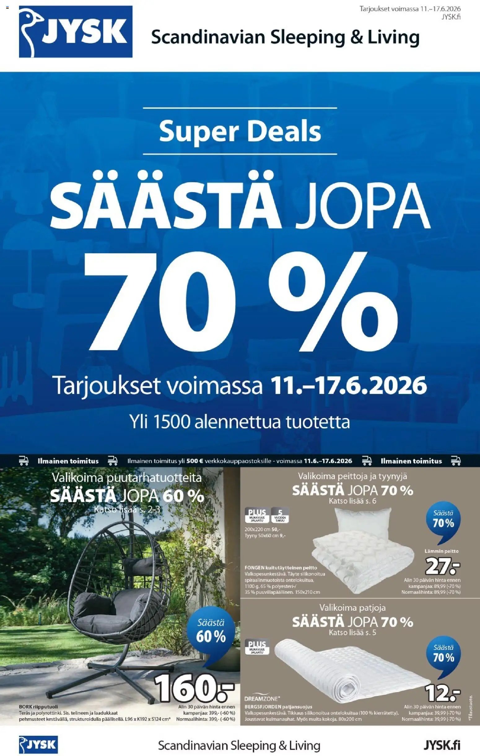 JYSK tarjoukset
