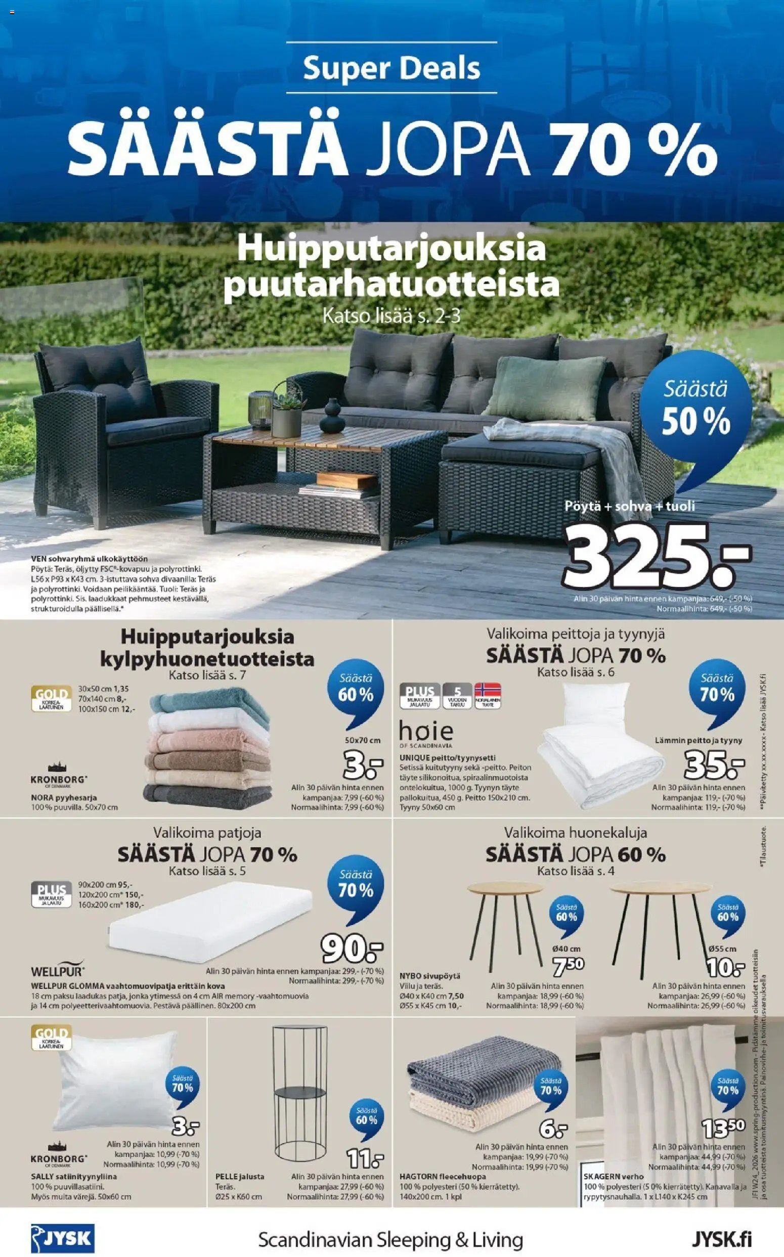 JYSK tarjoukset