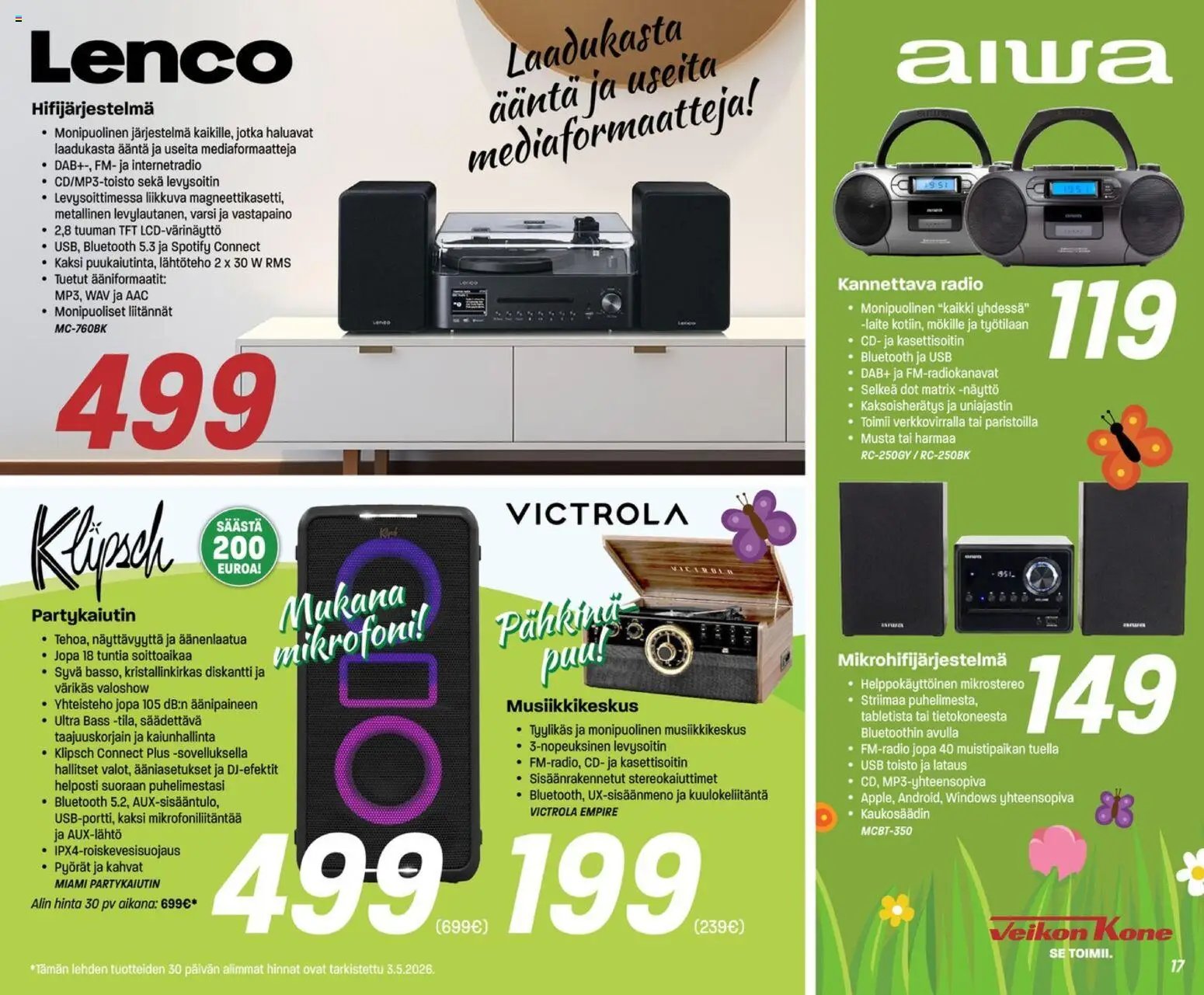 Veikon Kone tarjoukset