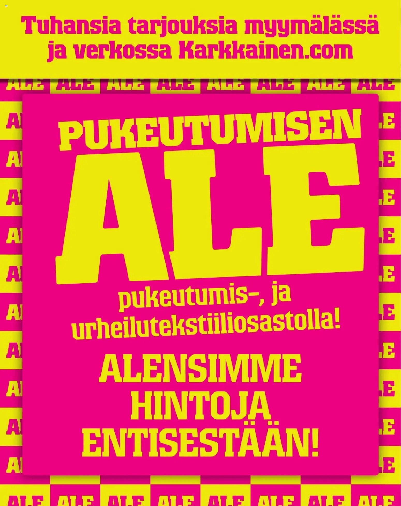 Kärkkäinen tarjoukset