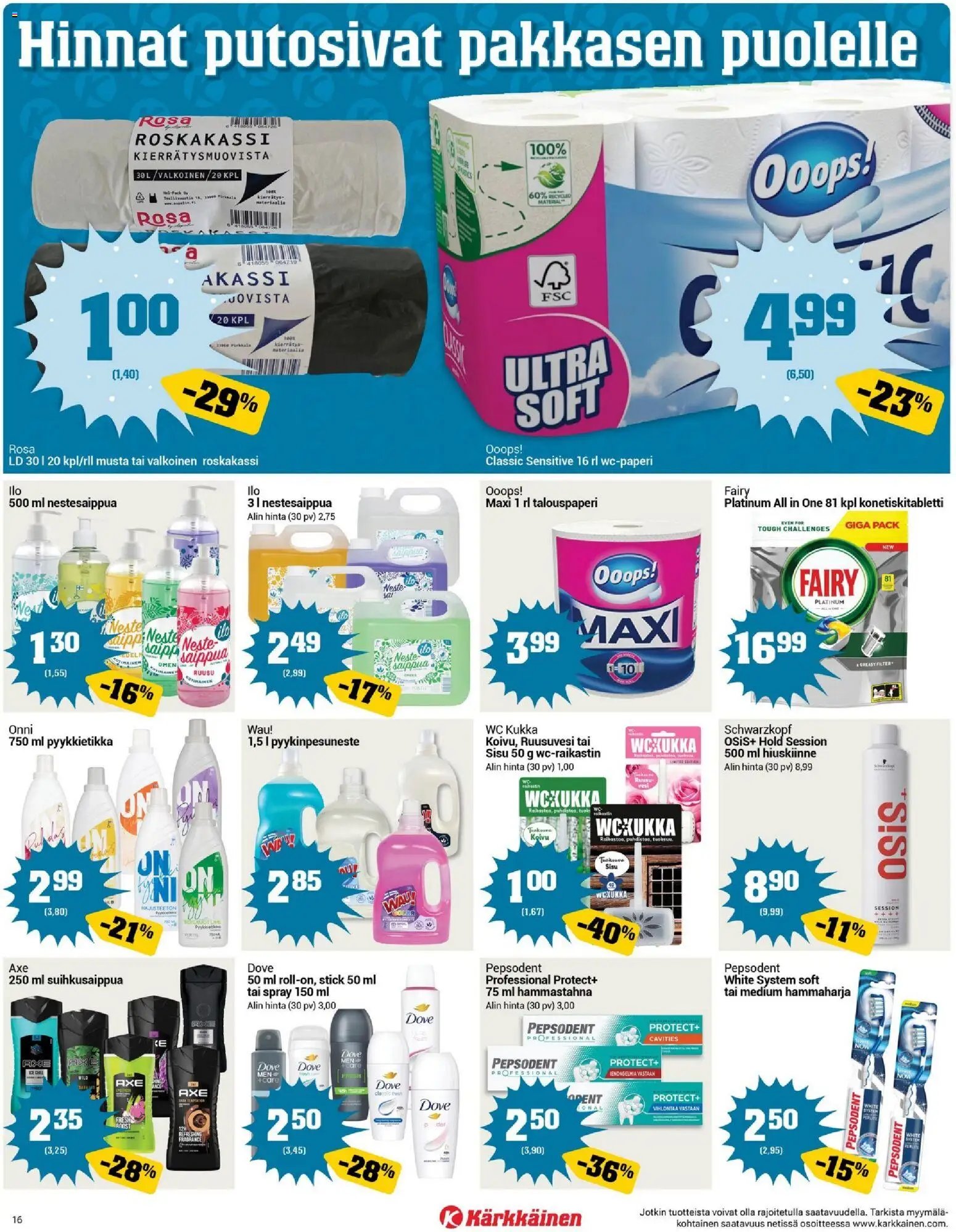 Kärkkäinen tarjoukset