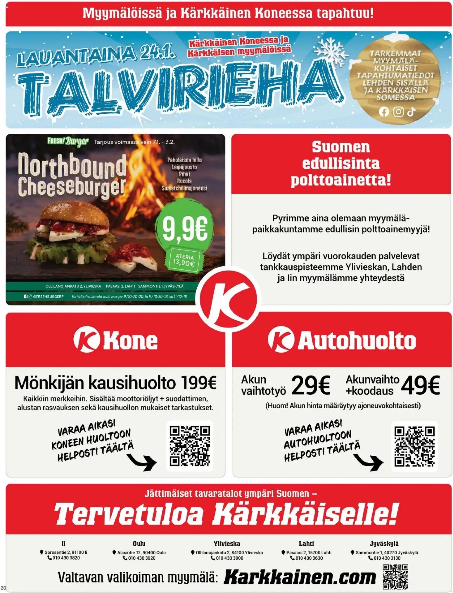 Kärkkäinen tarjoukset