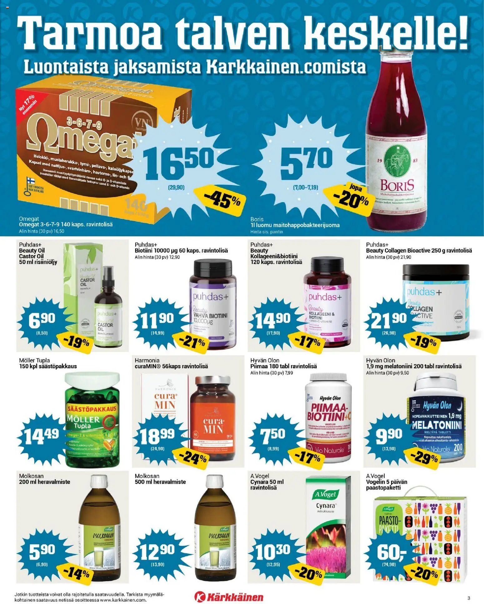 Kärkkäinen tarjoukset