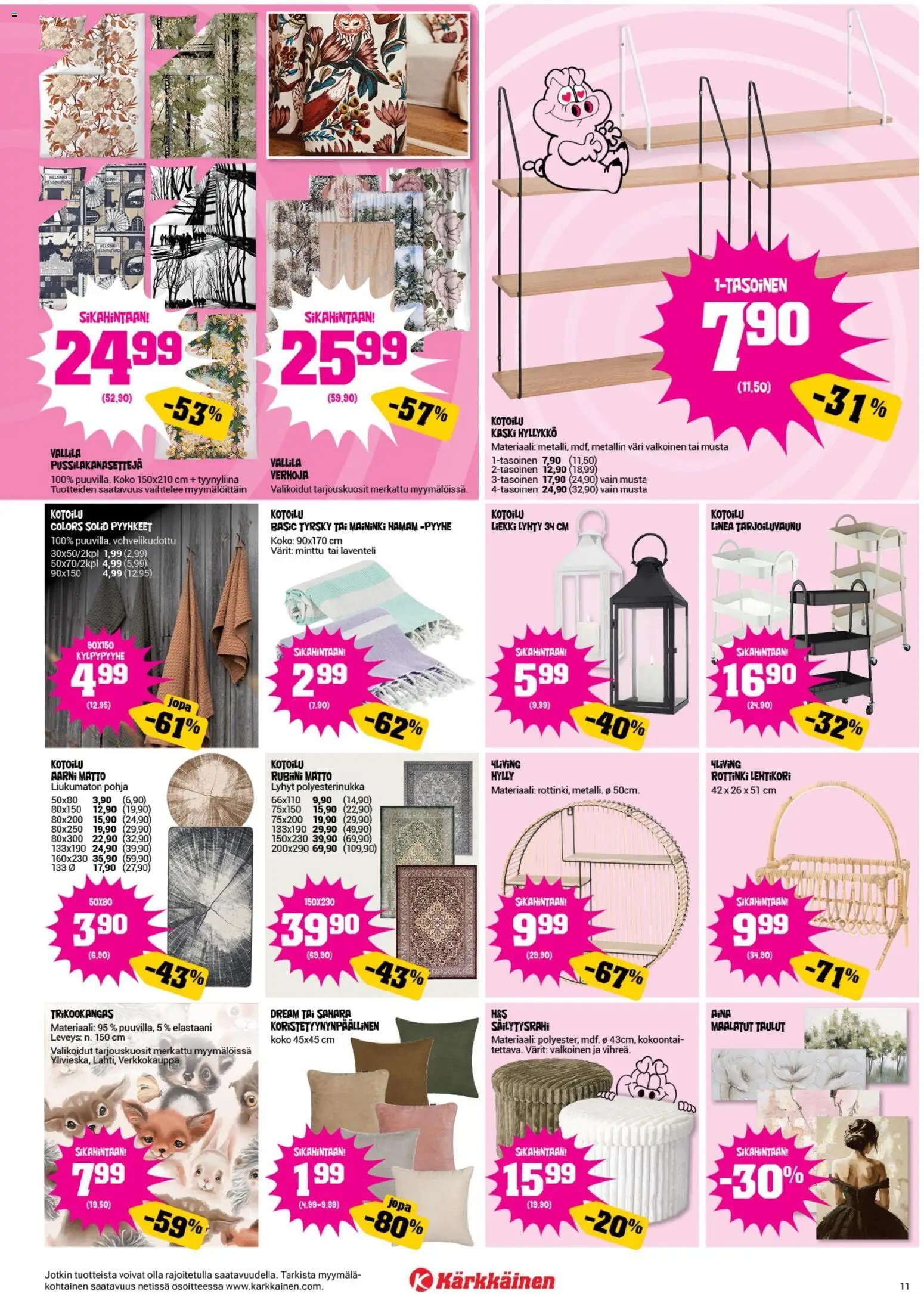 Kärkkäinen tarjoukset