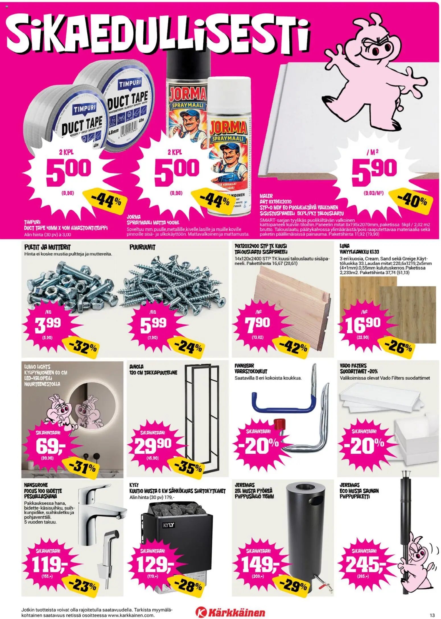 Kärkkäinen tarjoukset