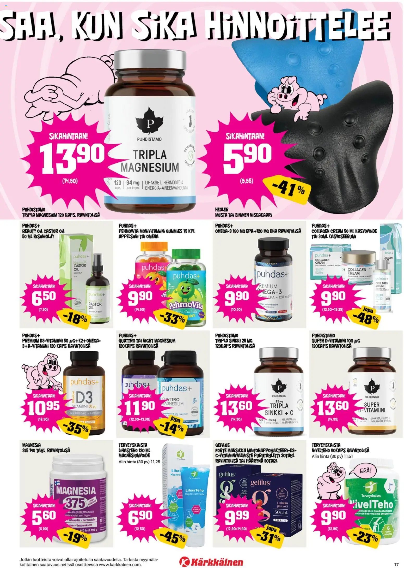 Kärkkäinen tarjoukset