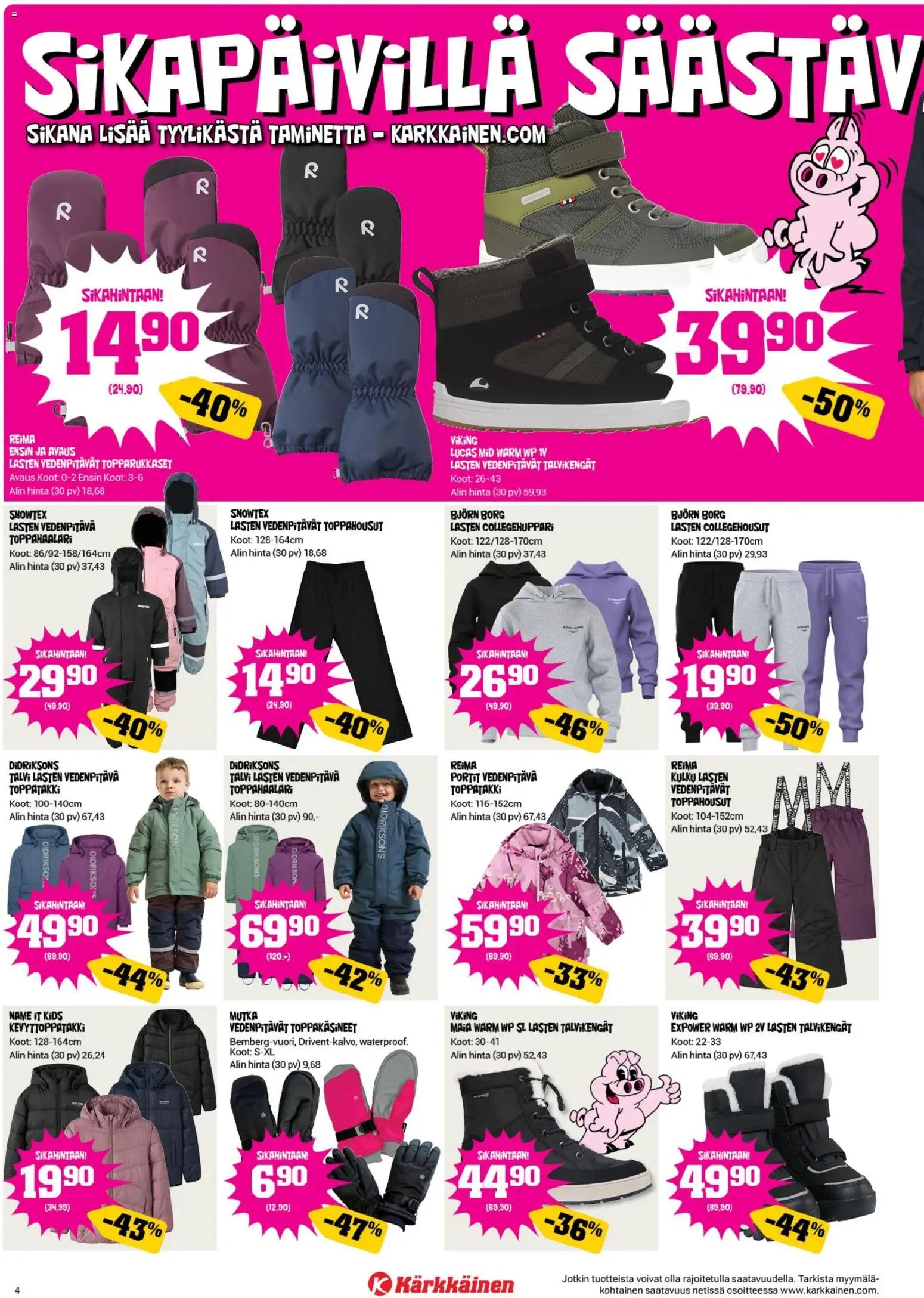 Kärkkäinen tarjoukset