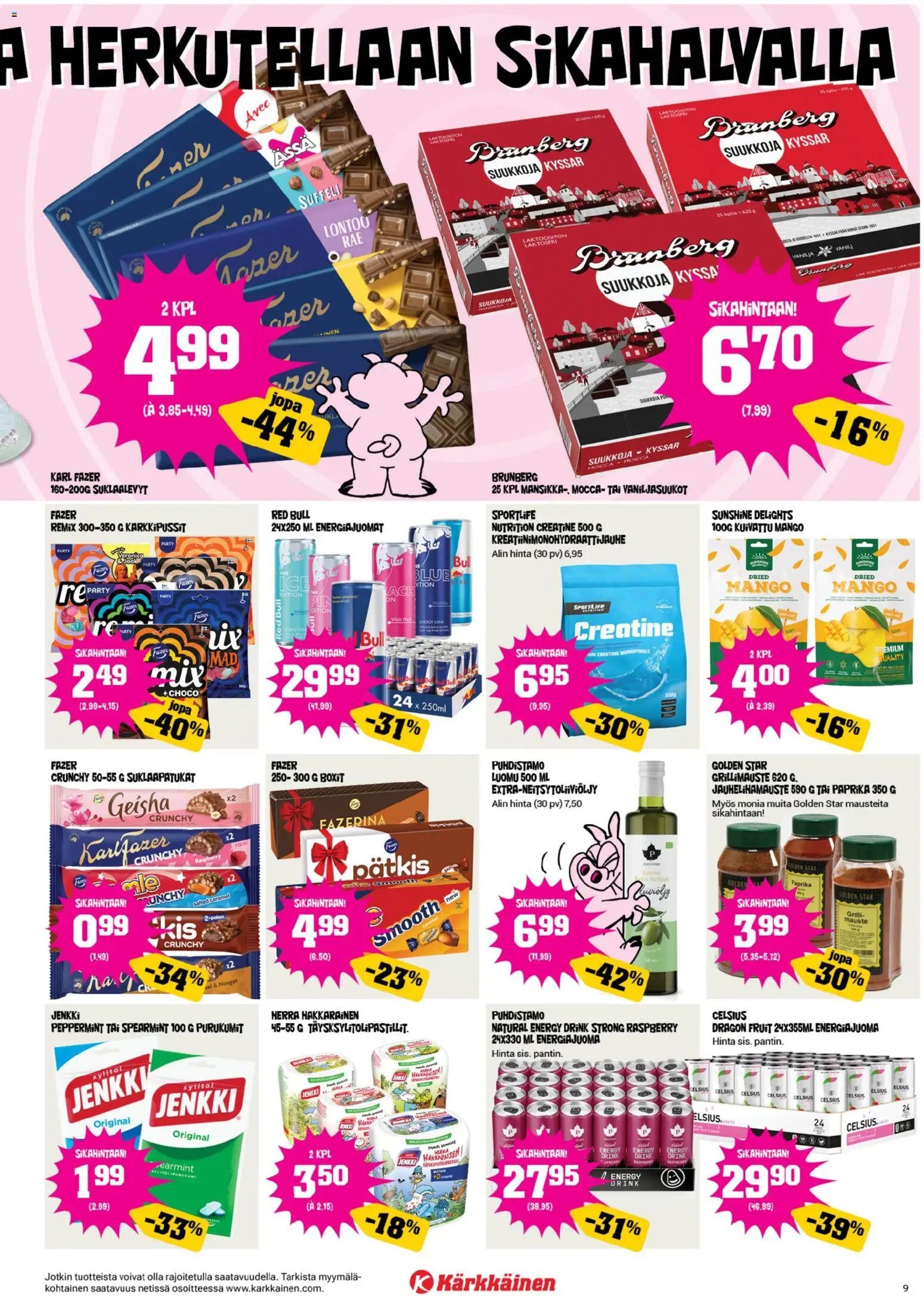 Kärkkäinen tarjoukset