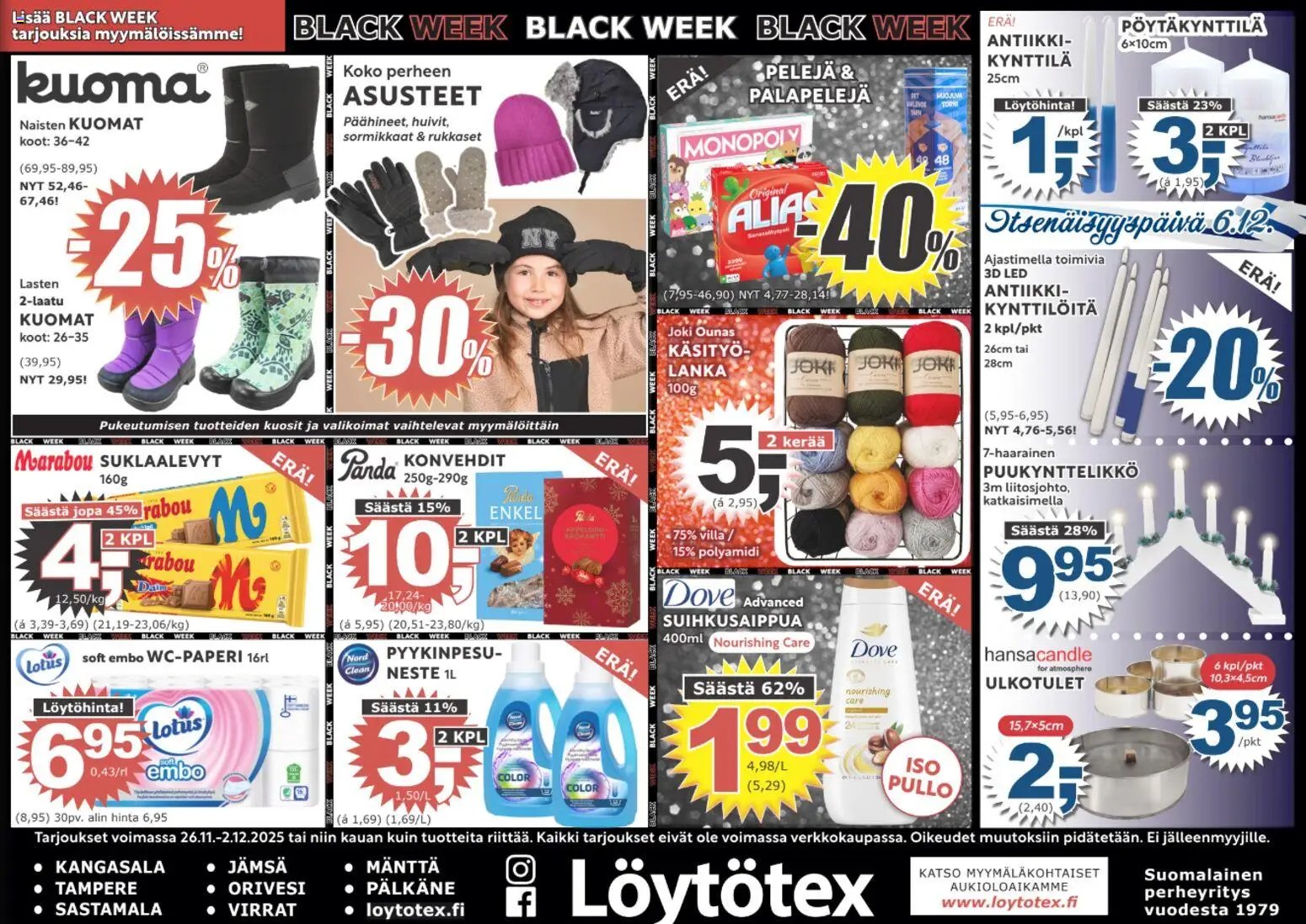 Löytötex - Black Friday
