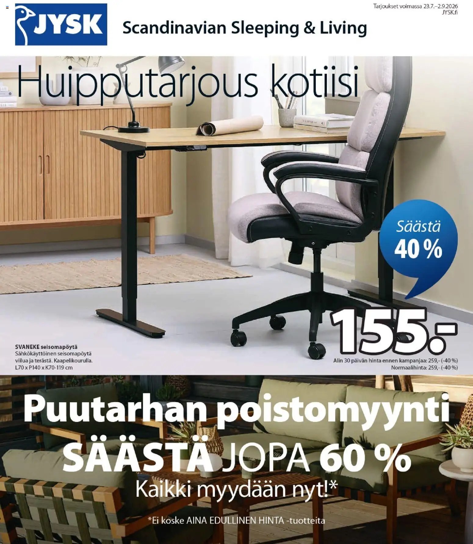 JYSK tarjoukset