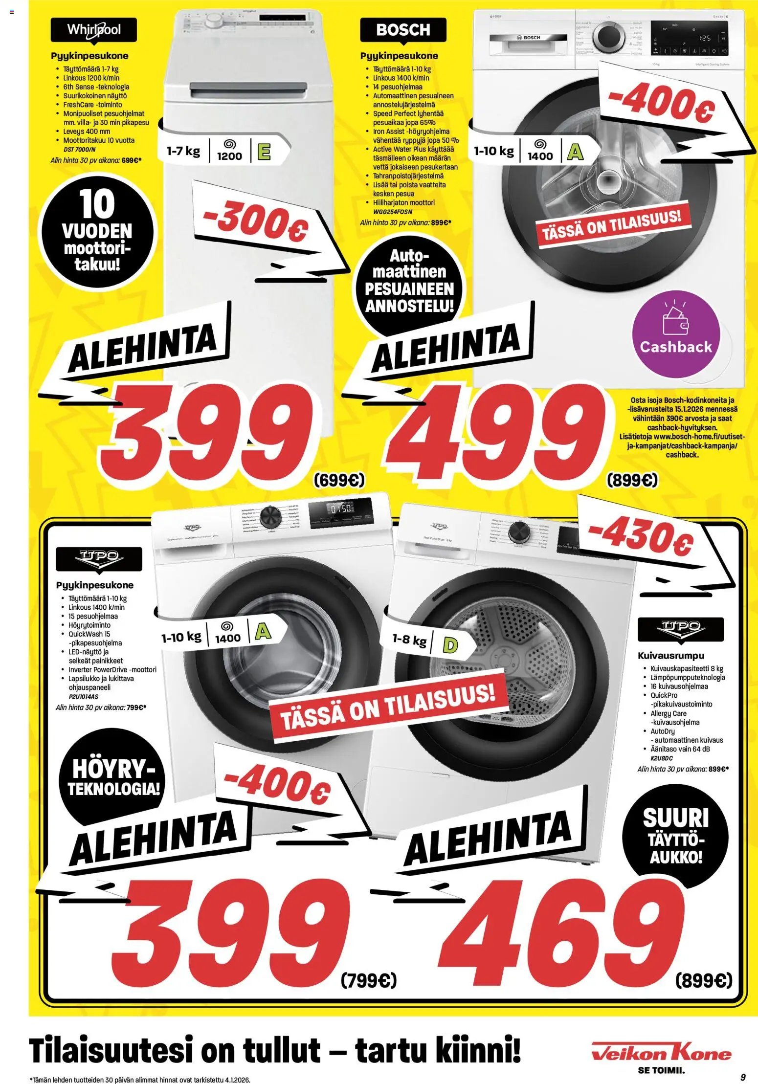 Veikon Kone tarjoukset