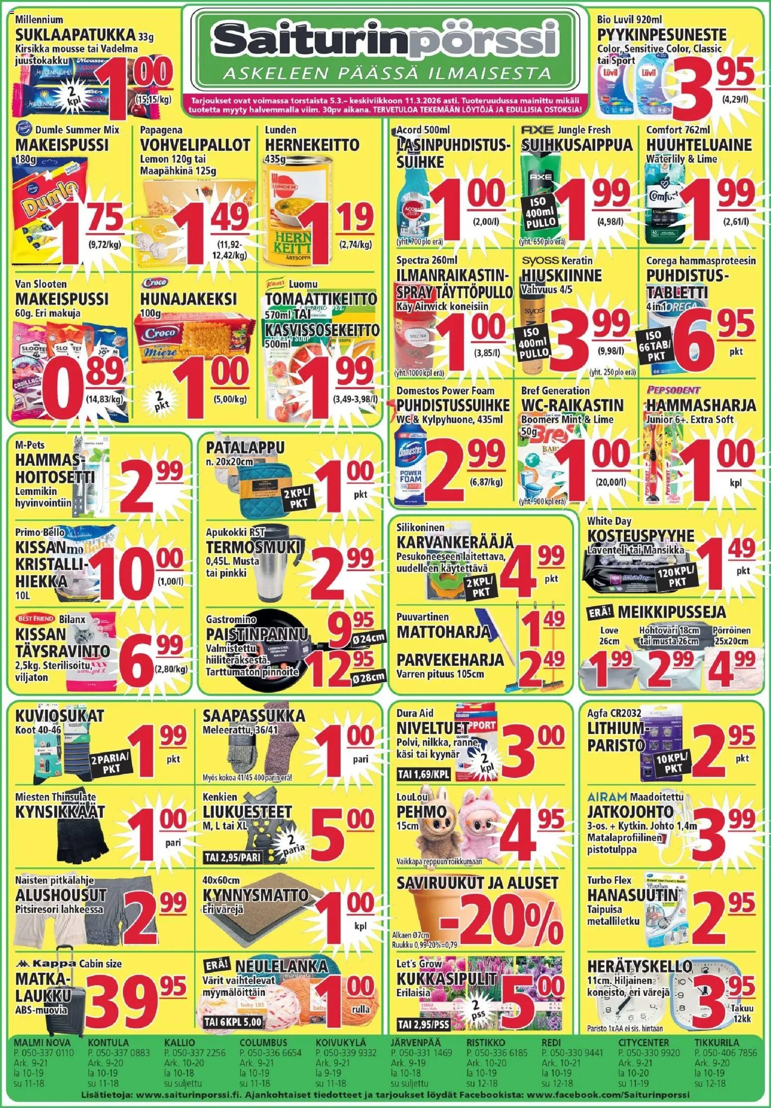 Saiturinpörssi tarjoukset