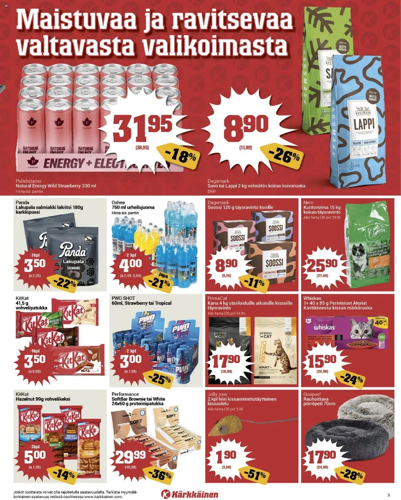 Kärkkäinen tarjoukset