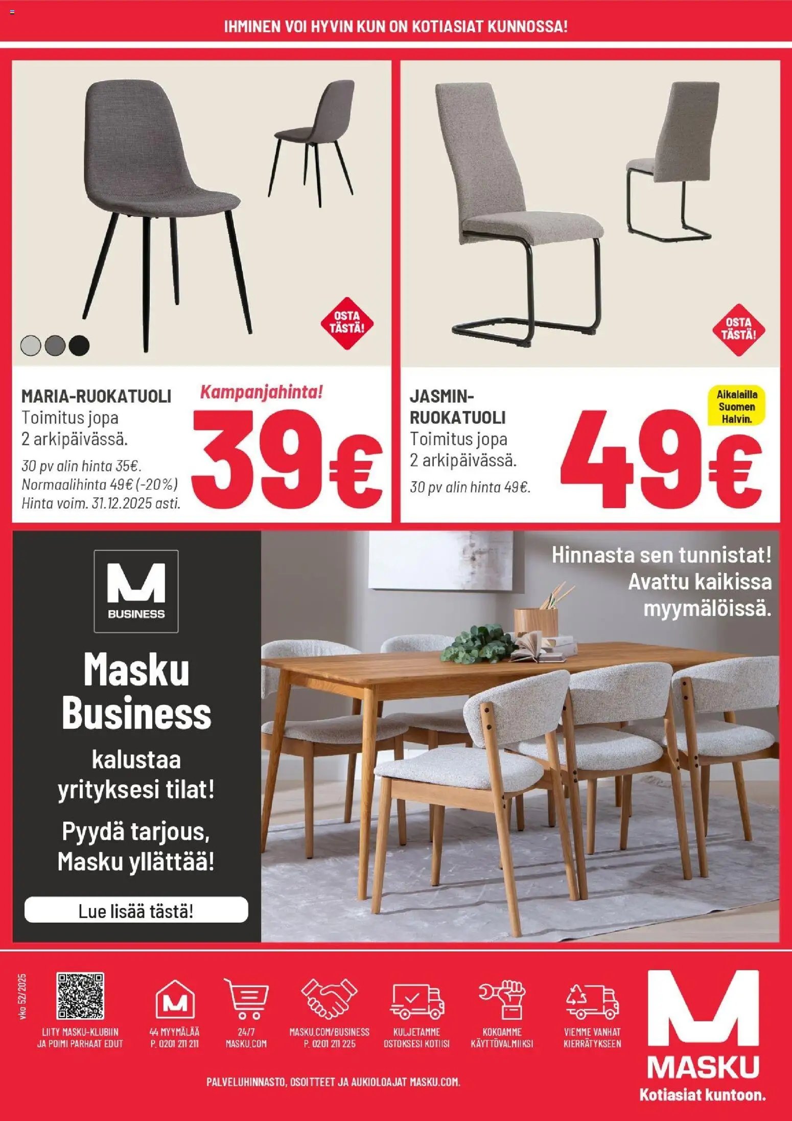Masku tarjoukset