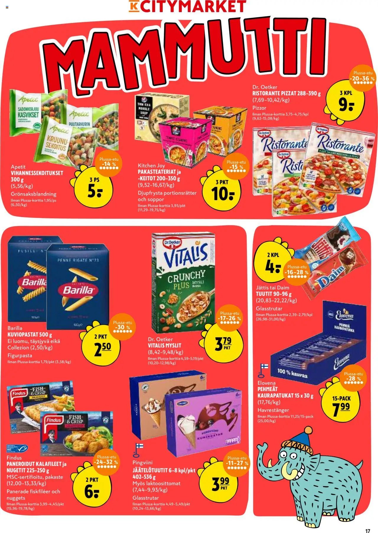 K-Citymarket tarjoukset (2025-08-14 - 2025-08-17)