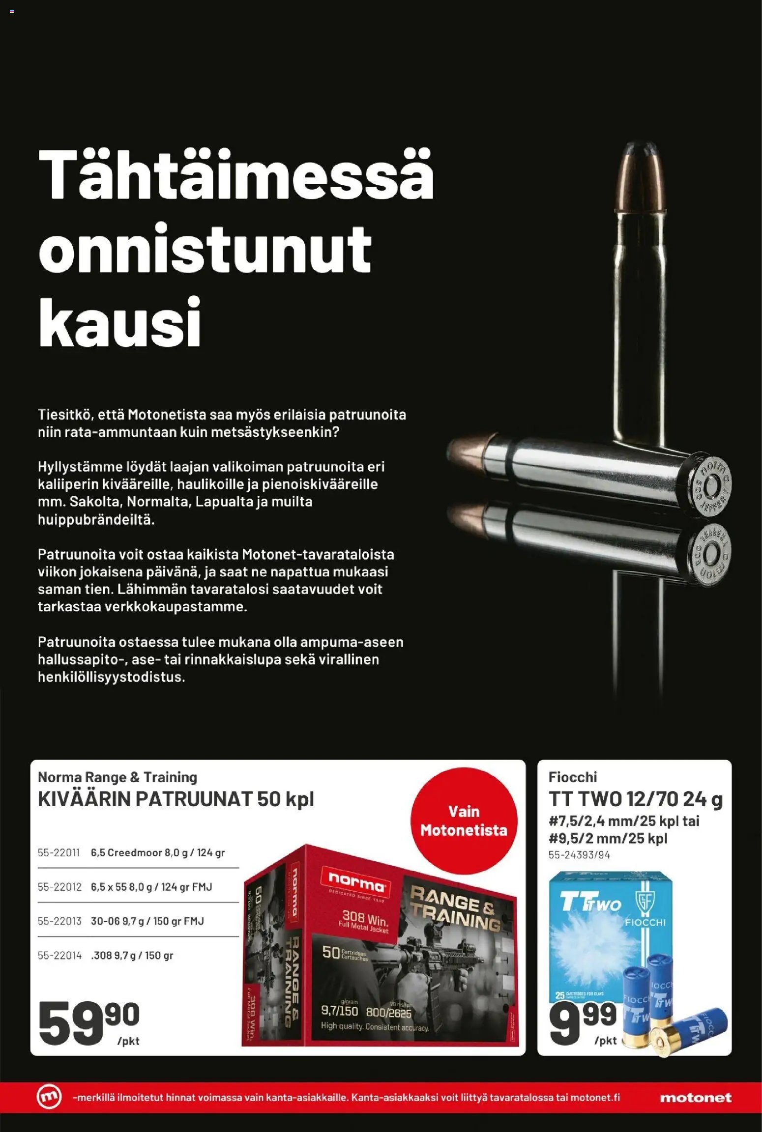 Motonet tarjoukset