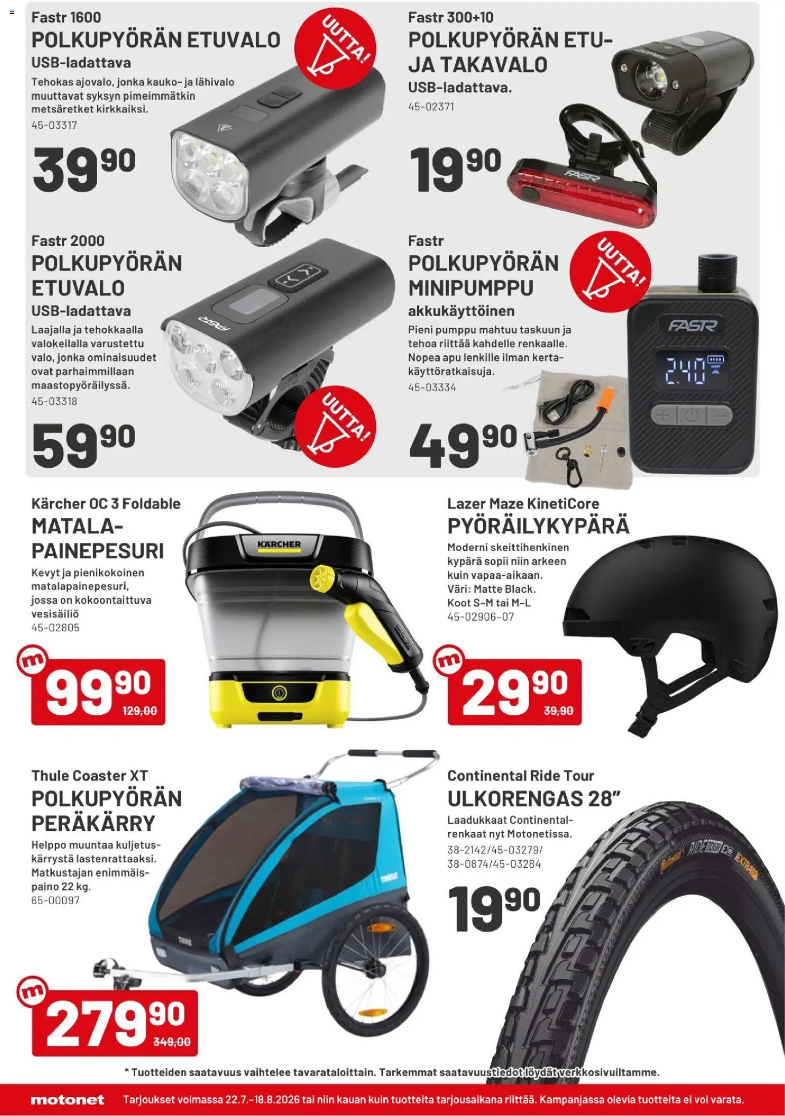 Motonet tarjoukset