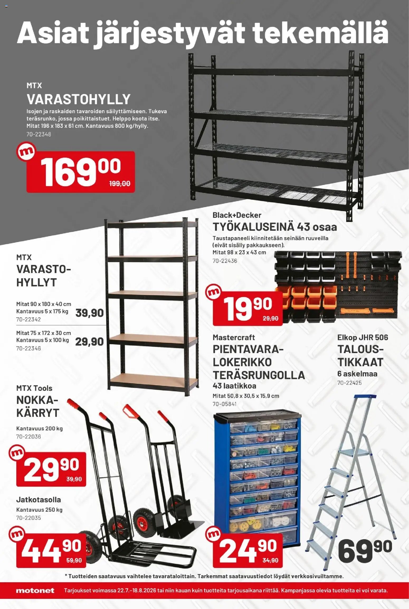 Motonet tarjoukset