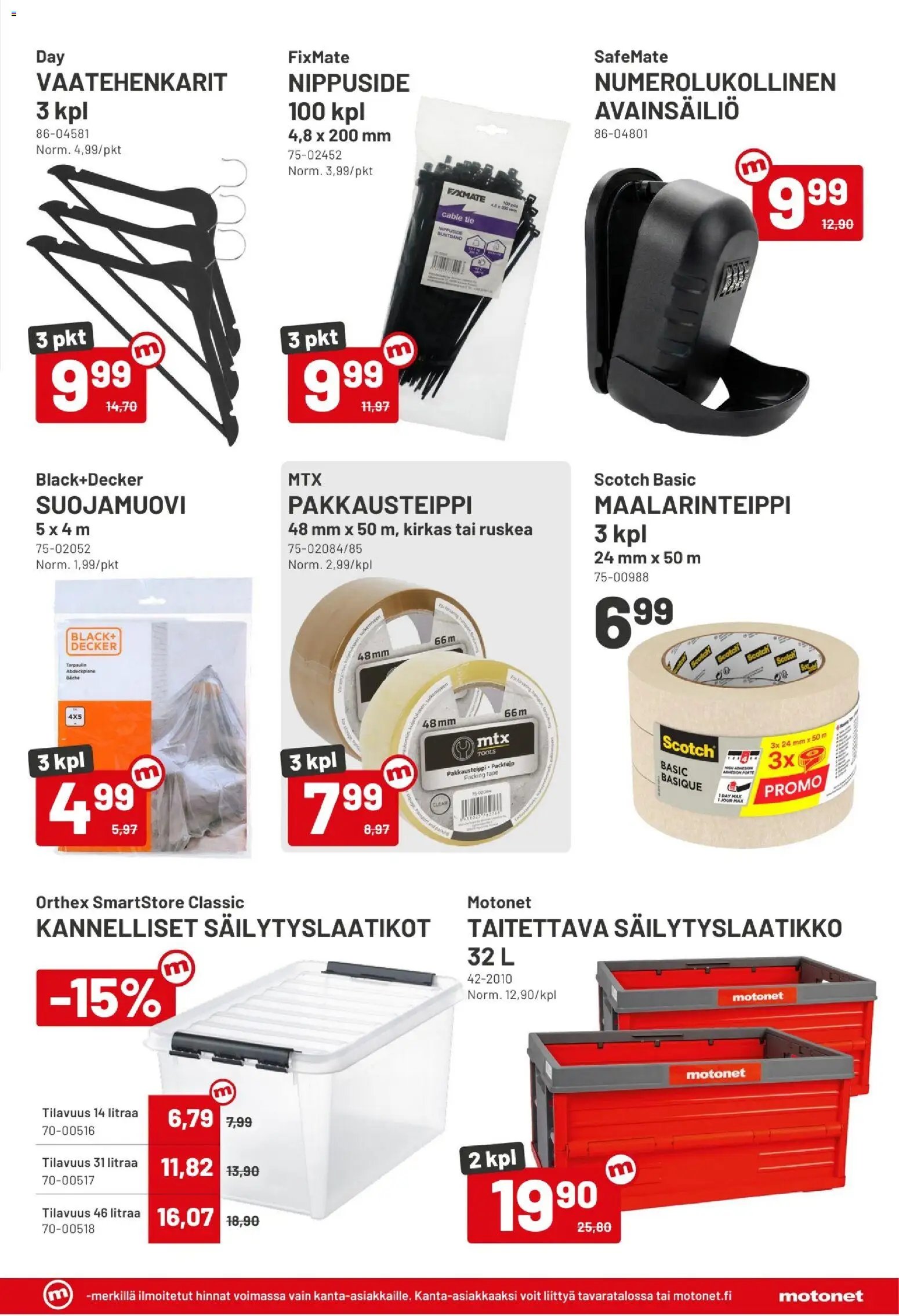 Motonet tarjoukset
