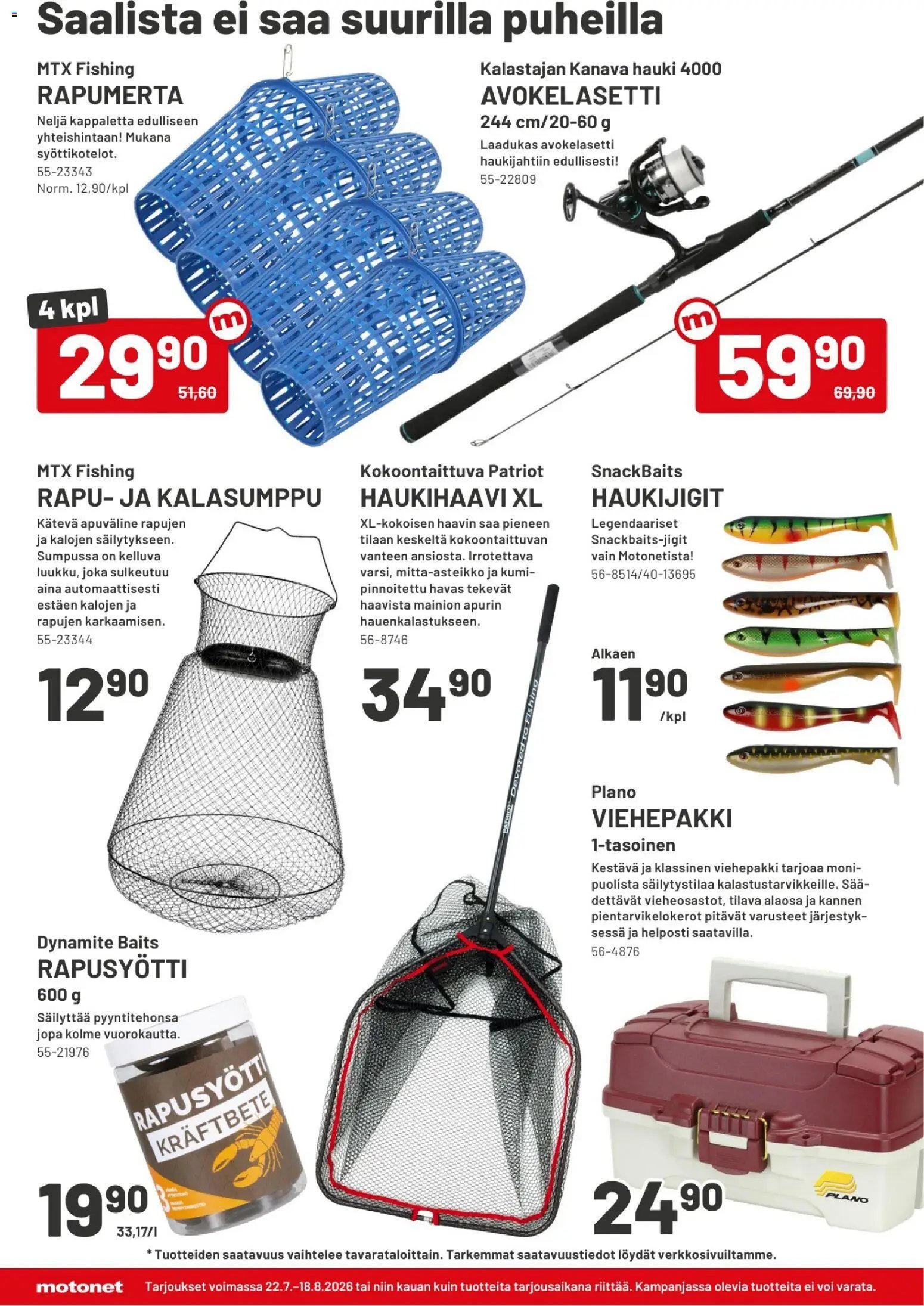 Motonet tarjoukset