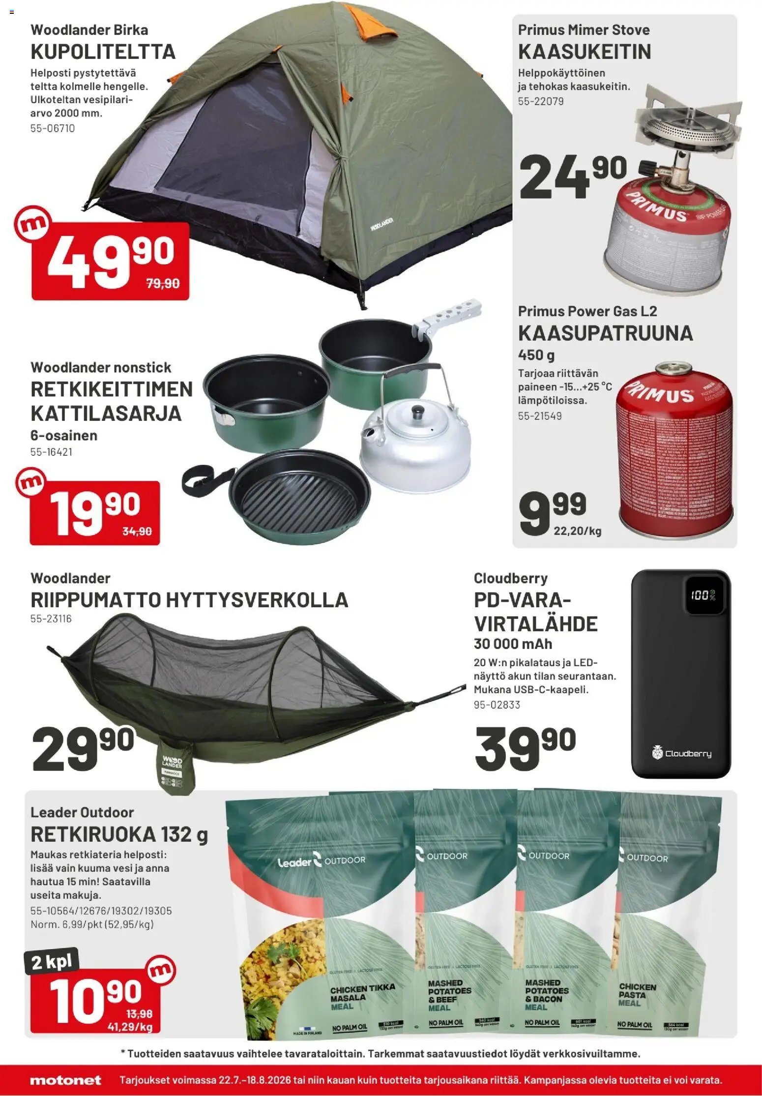 Motonet tarjoukset