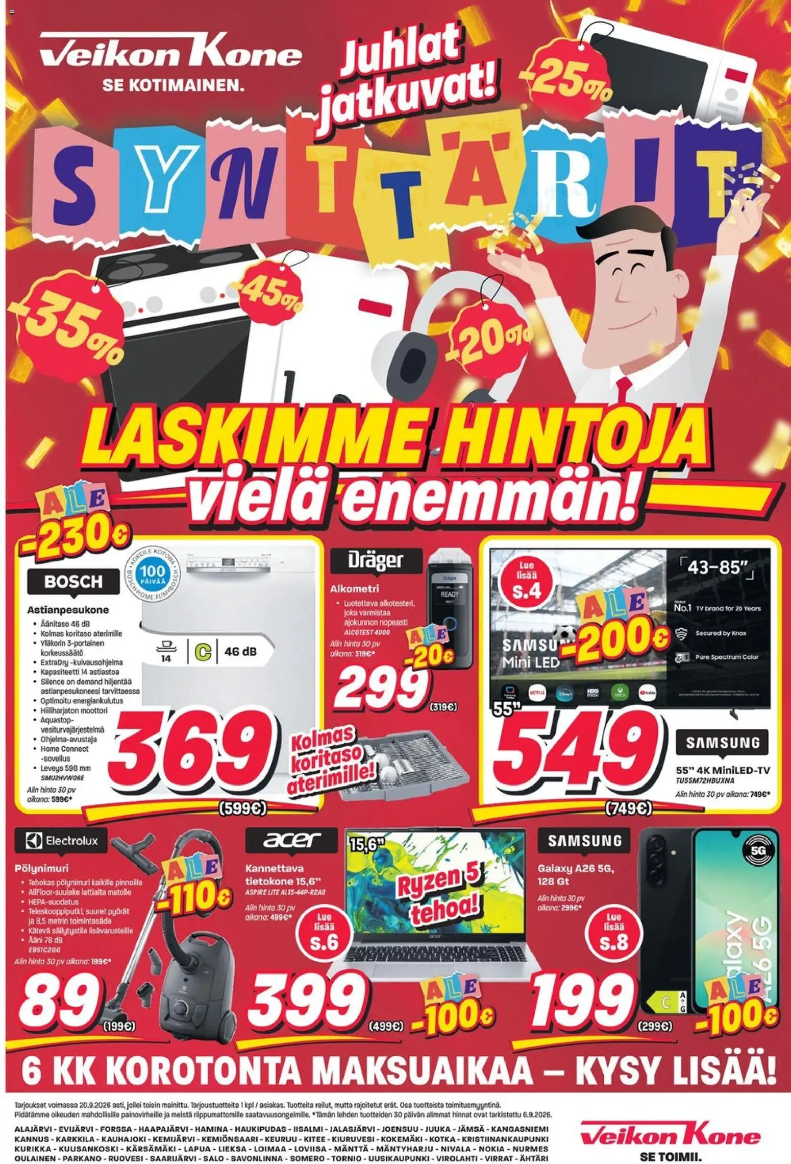 Veikon Kone tarjoukset