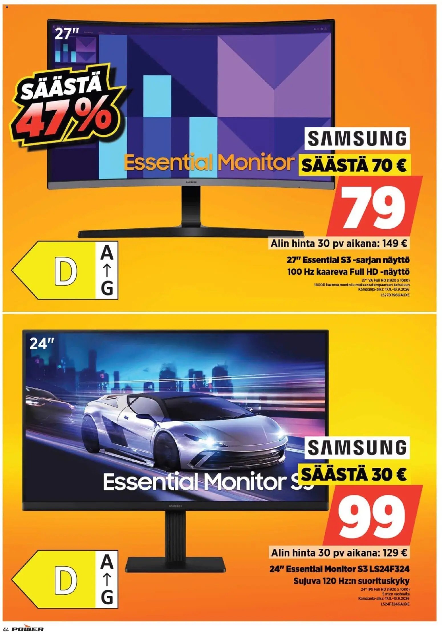 Power tarjoukset