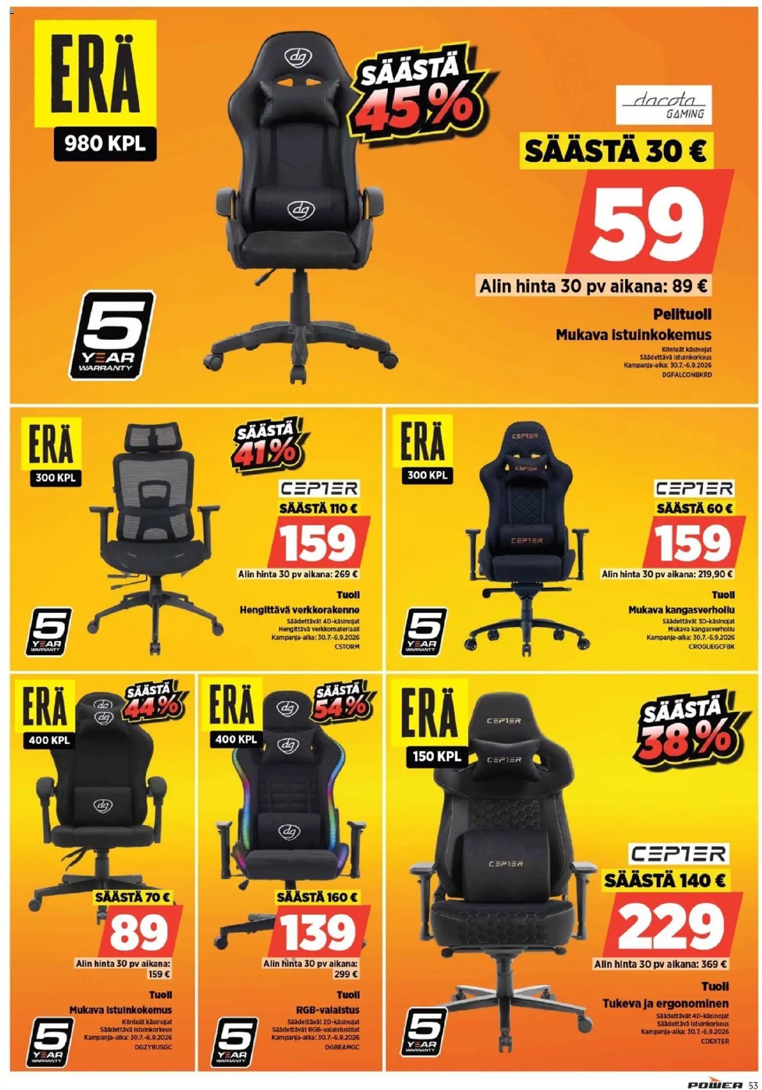 Power tarjoukset