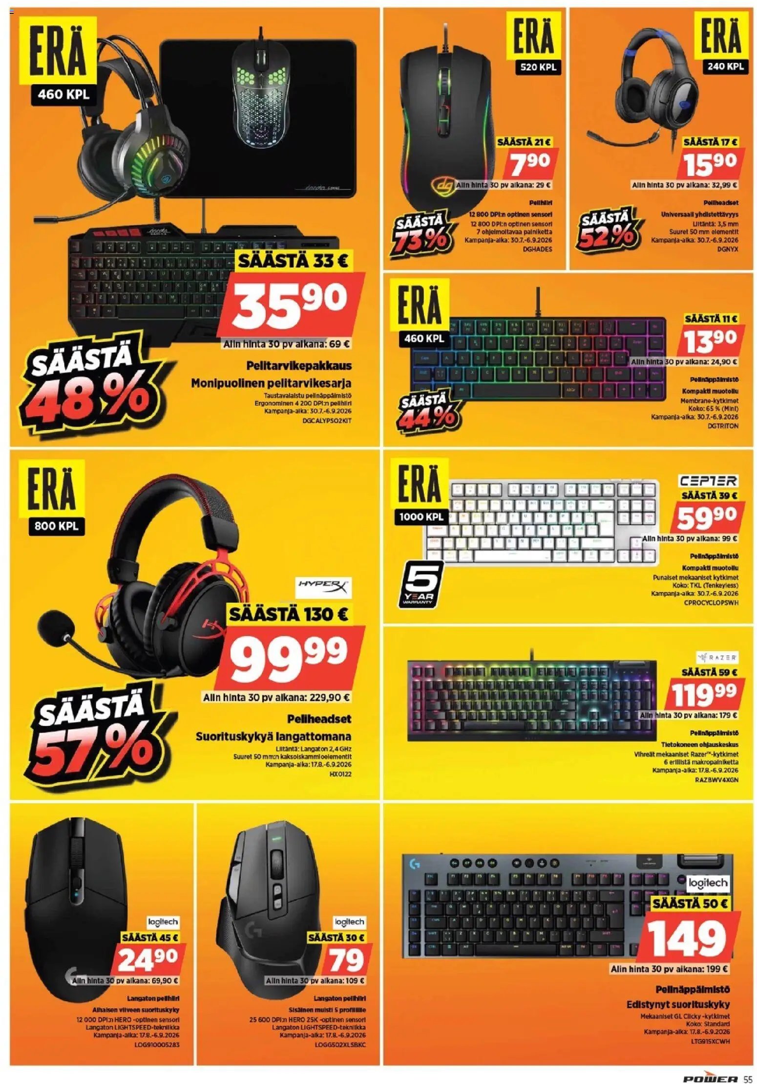 Power tarjoukset
