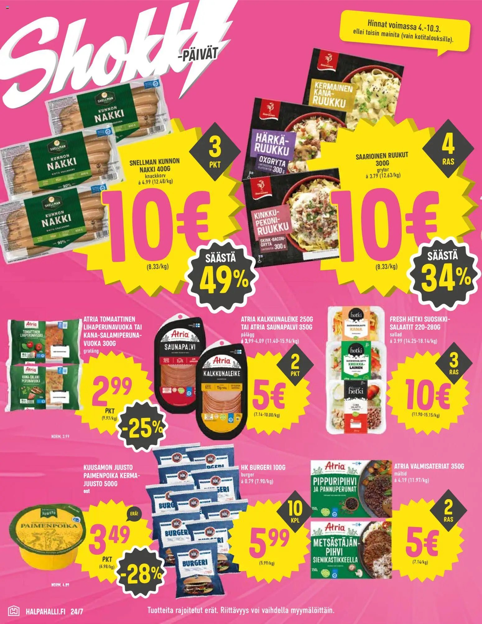 Halpa Halli tarjoukset