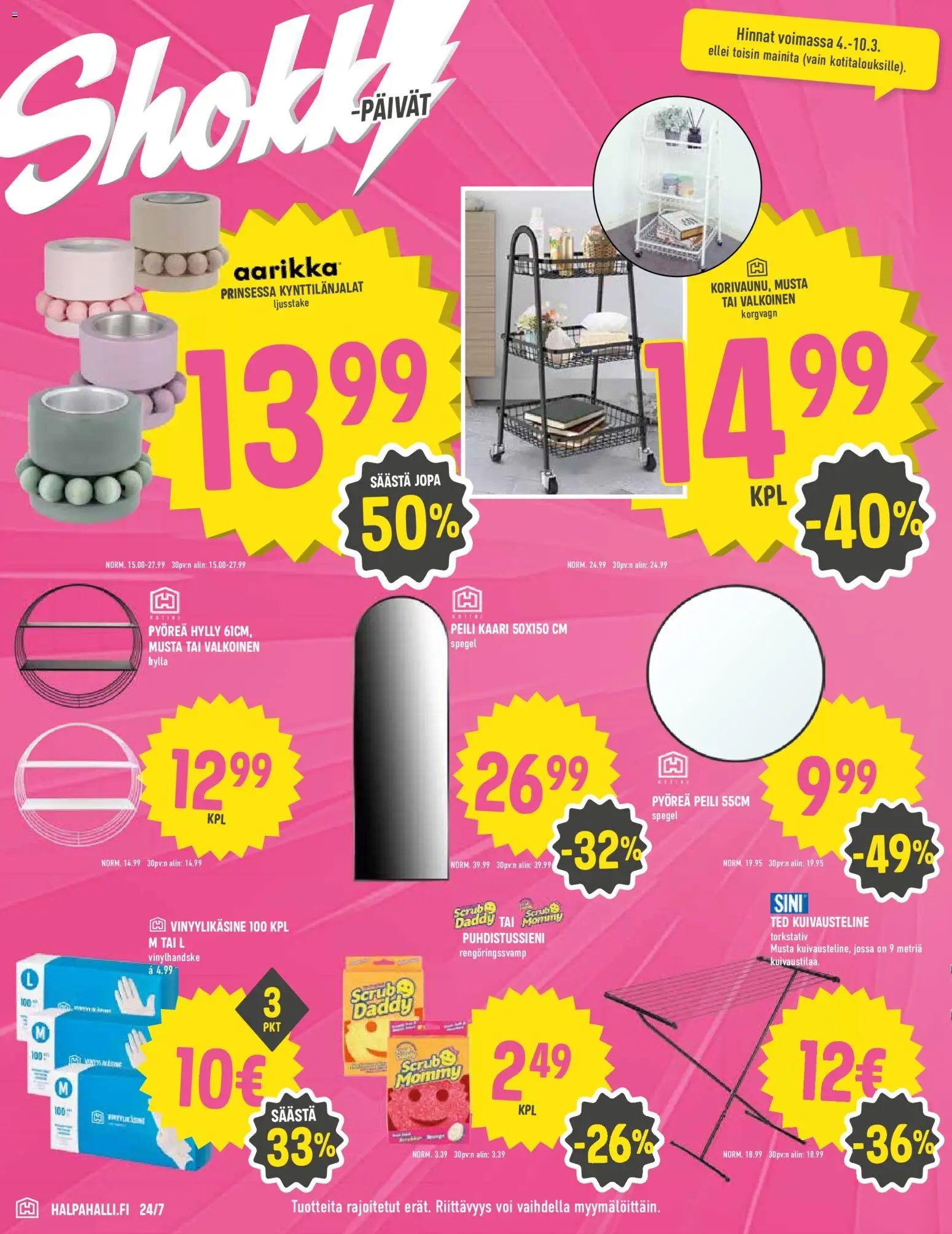 Halpa Halli tarjoukset