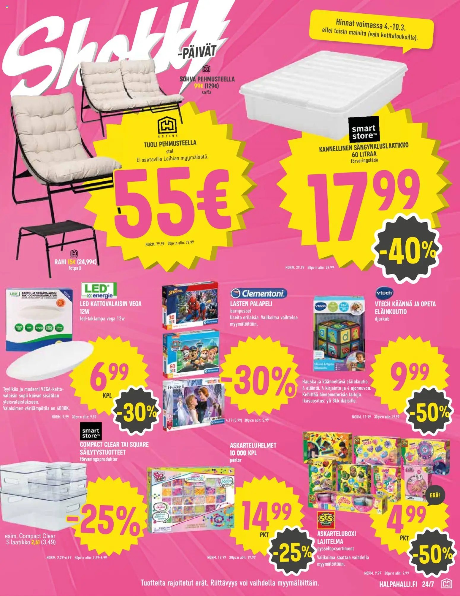 Halpa Halli tarjoukset